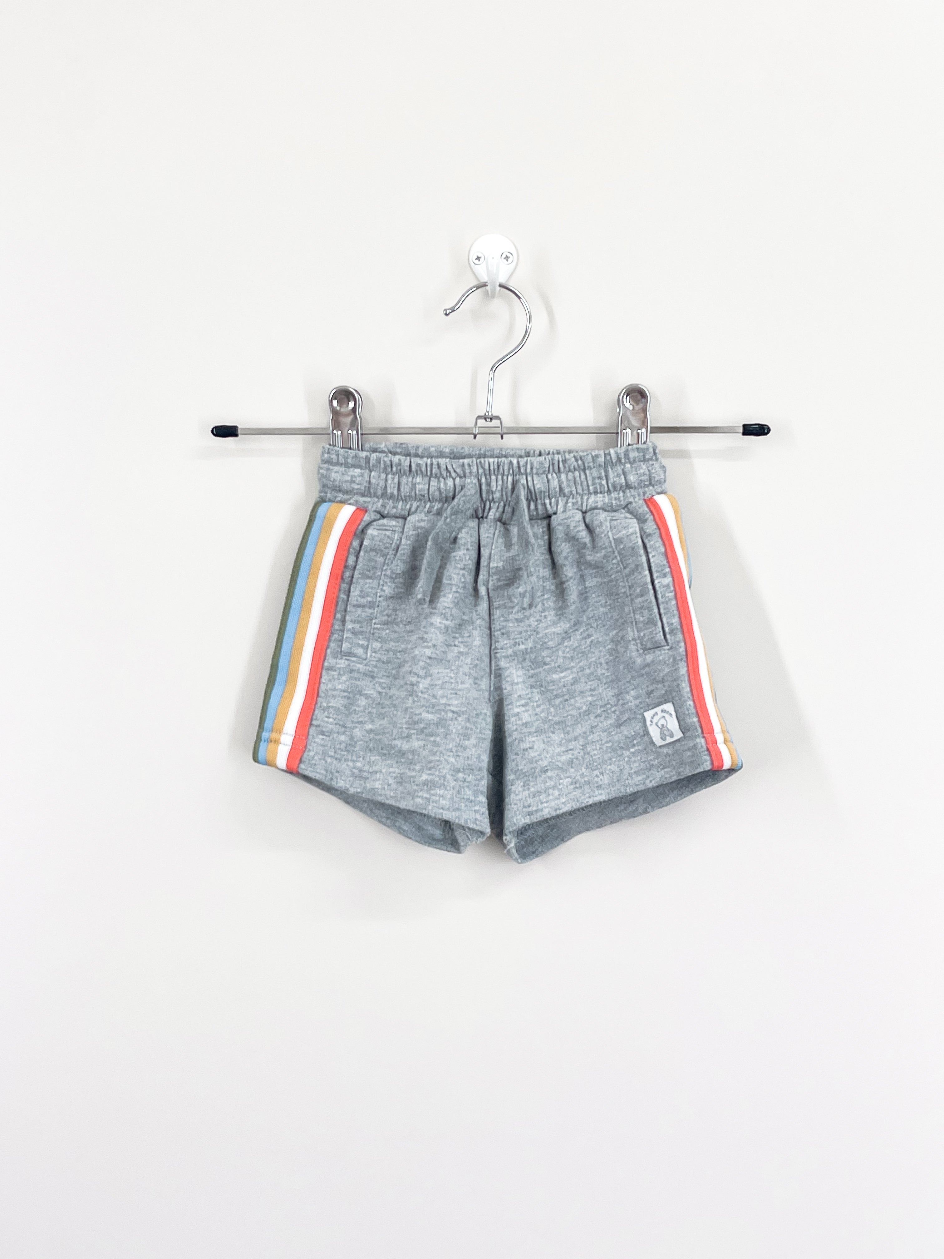 Teeny Weeny rainbow stripe shorts (0-3m)