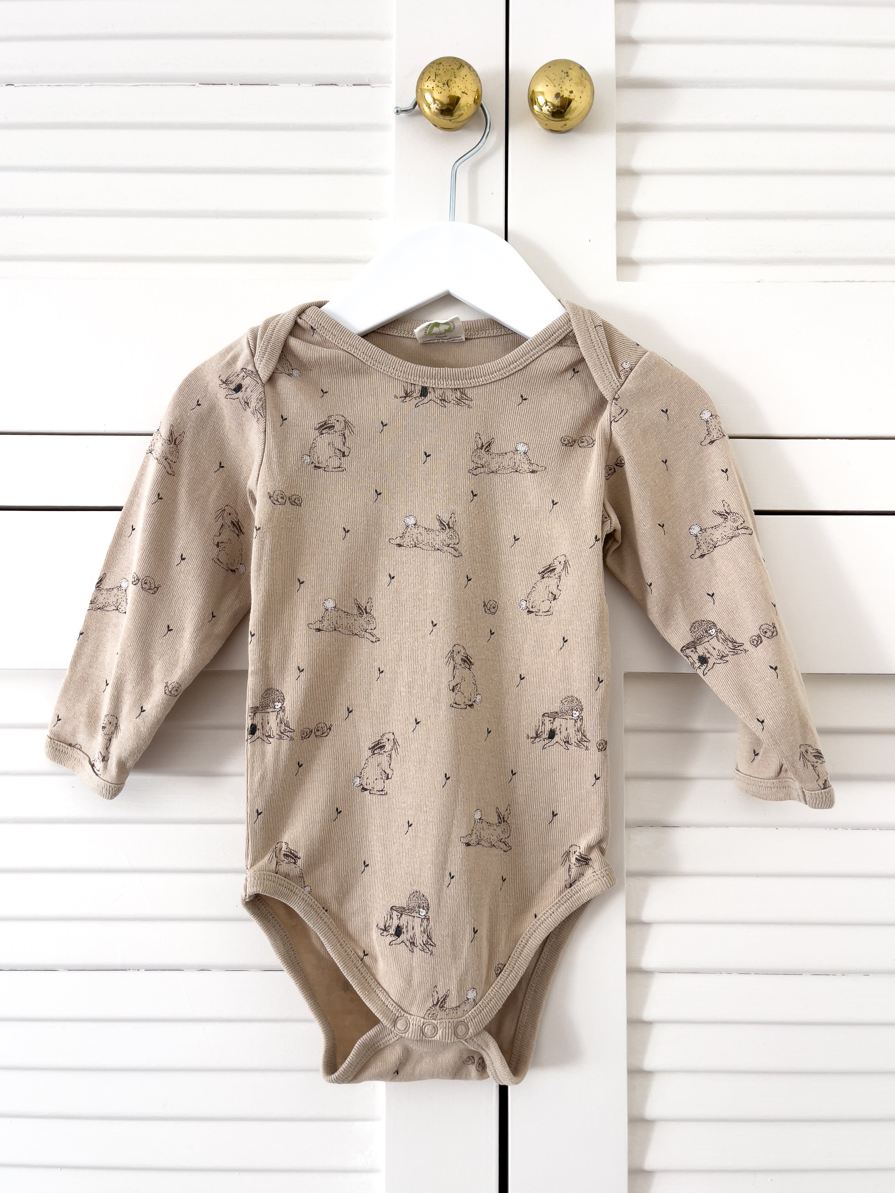 Nature Baby organic bodysuit - forest friends (6-12m)