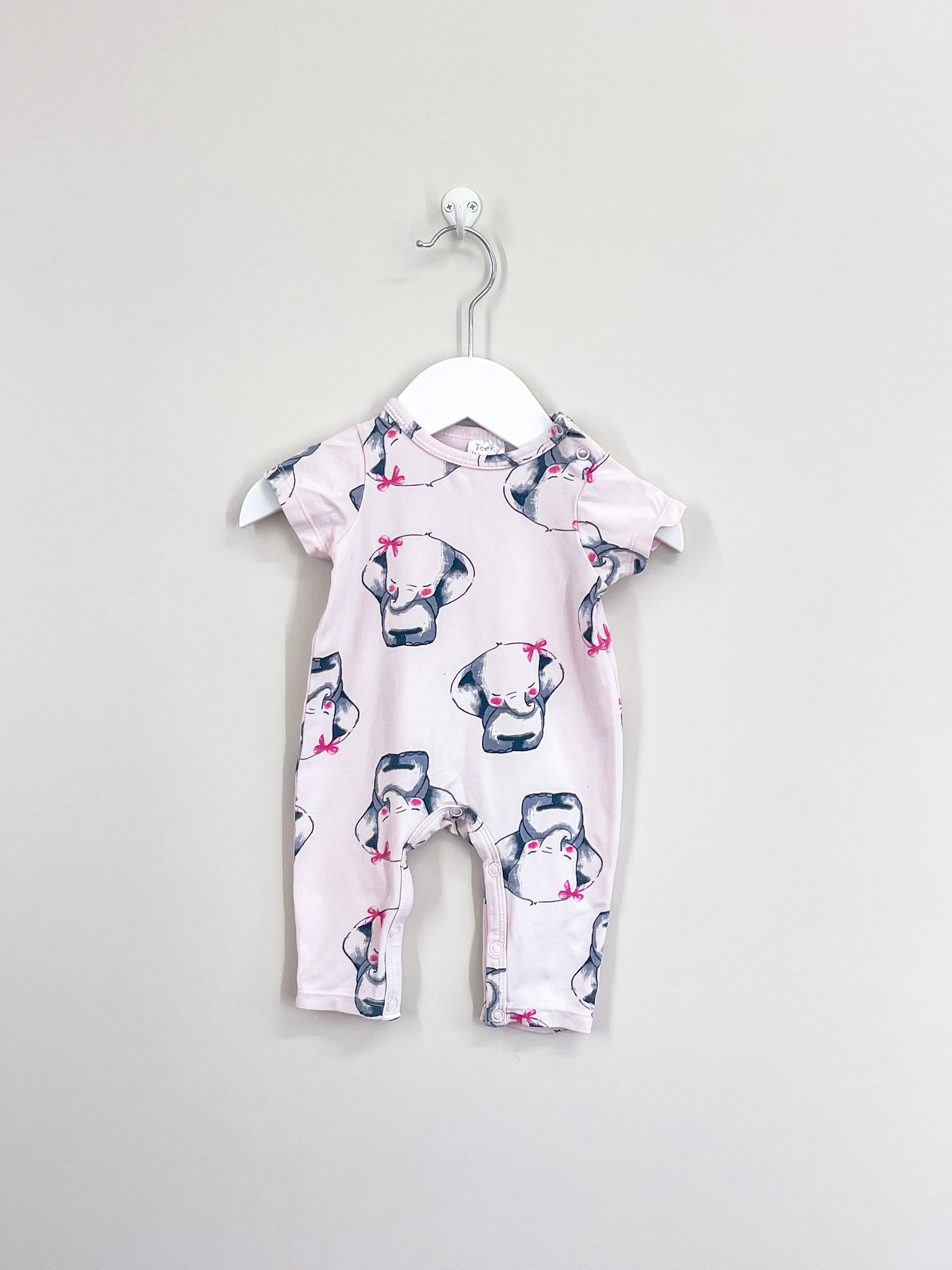 Teeny Weeny elephant onesie (newborn)