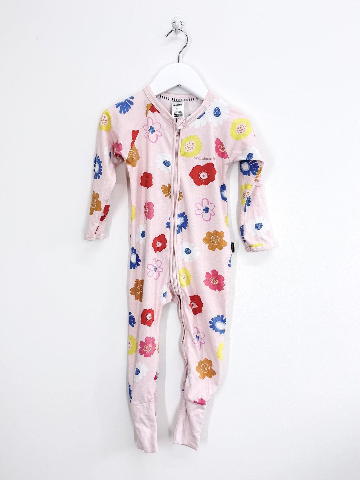 Bonds wondersuit - wildflowers pink (18-24m)