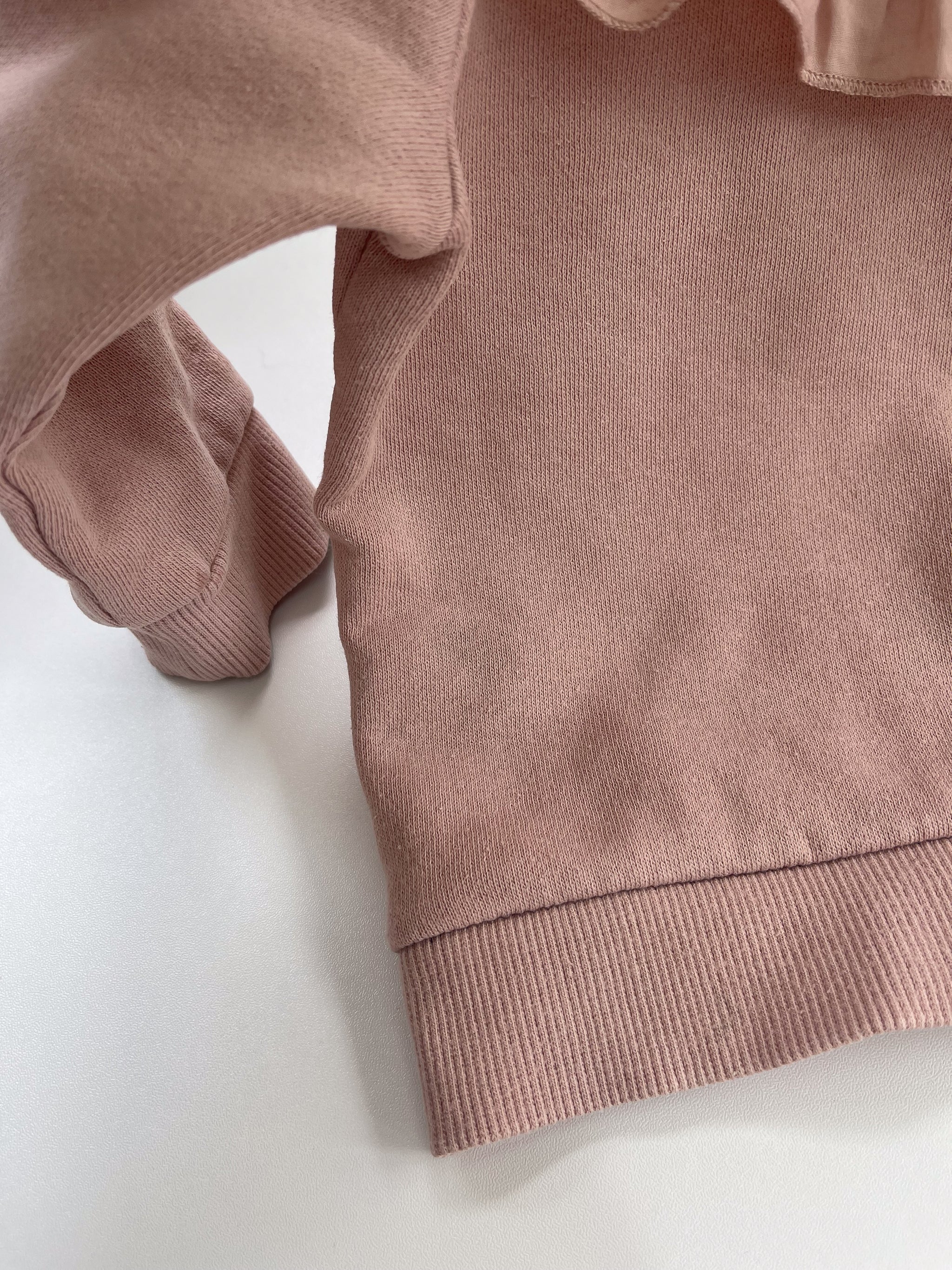 Teeny Weeny frill collar sweatshirt (12-18m)