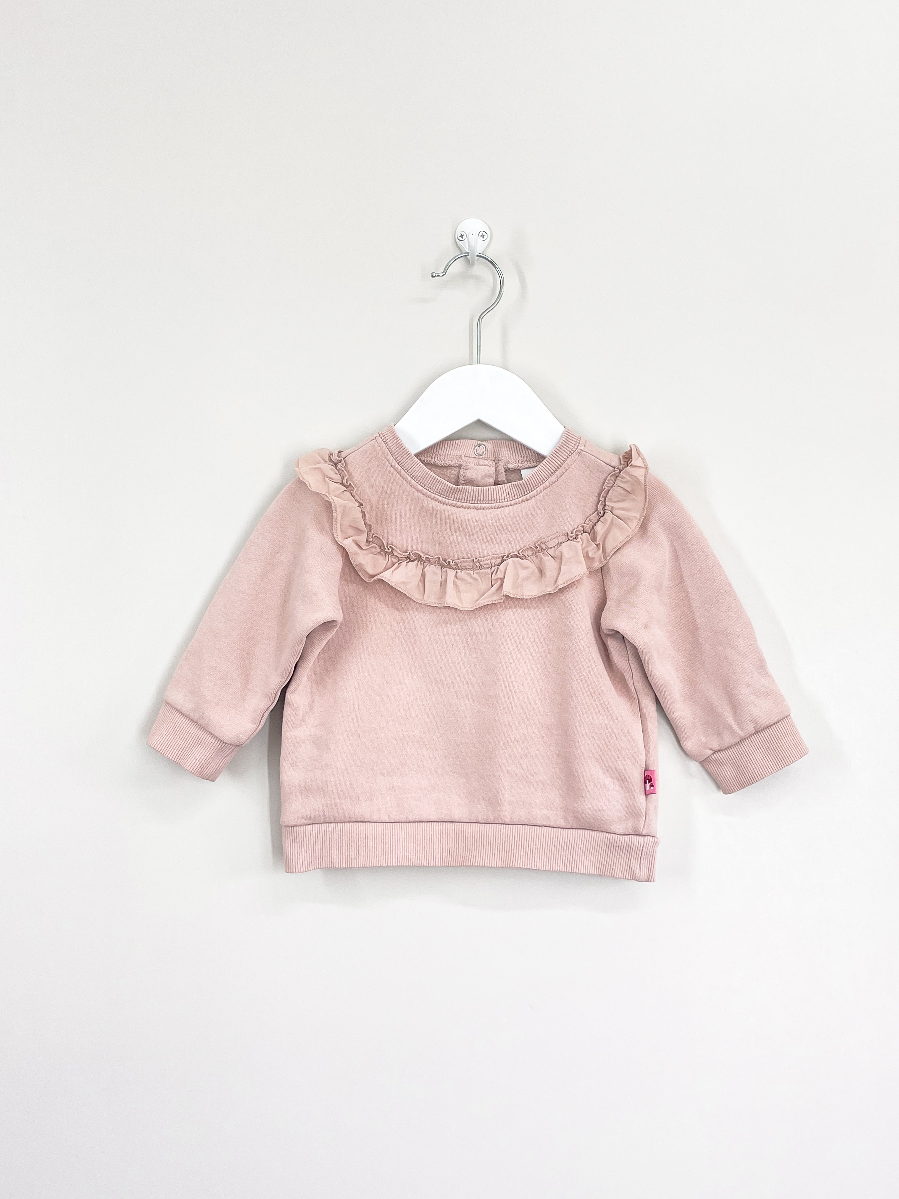 Teeny Weeny frill collar sweatshirt (12-18m)