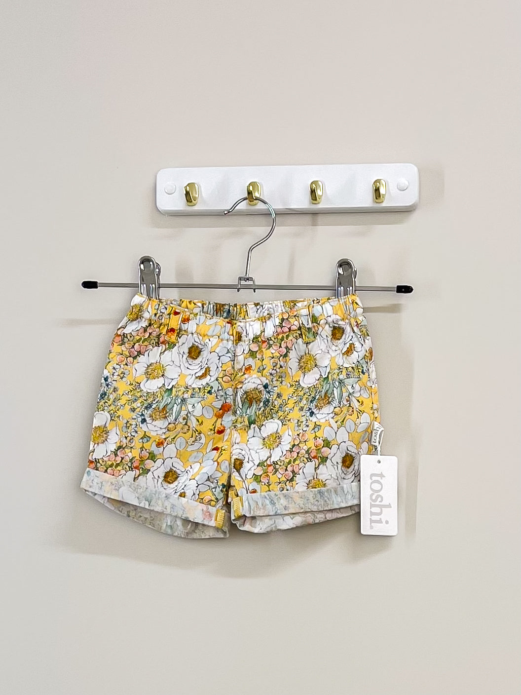 BNWT Toshi floral shorts (6-12m)
