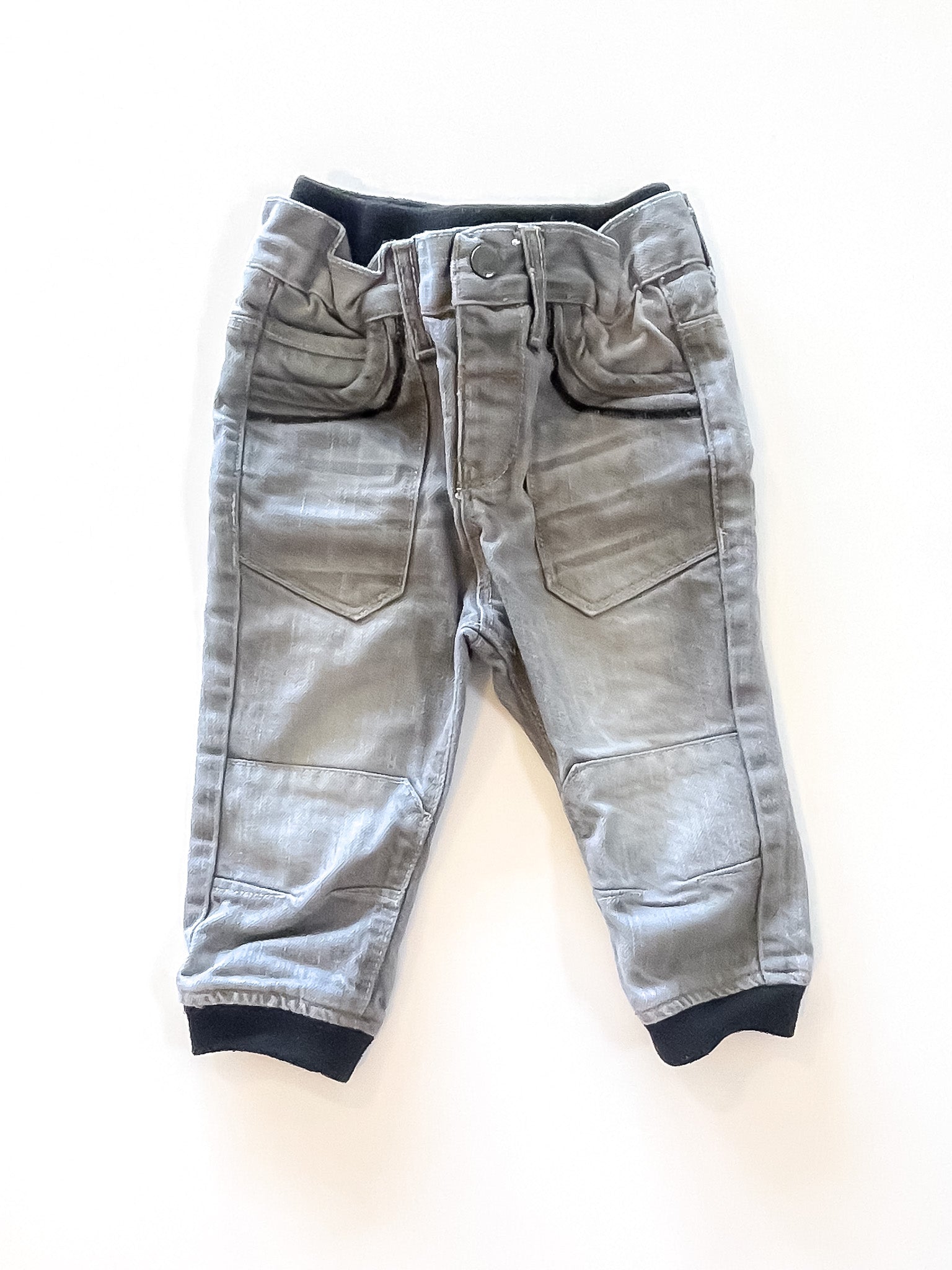 Teeny Weeny pull up waisted jeans (12m)