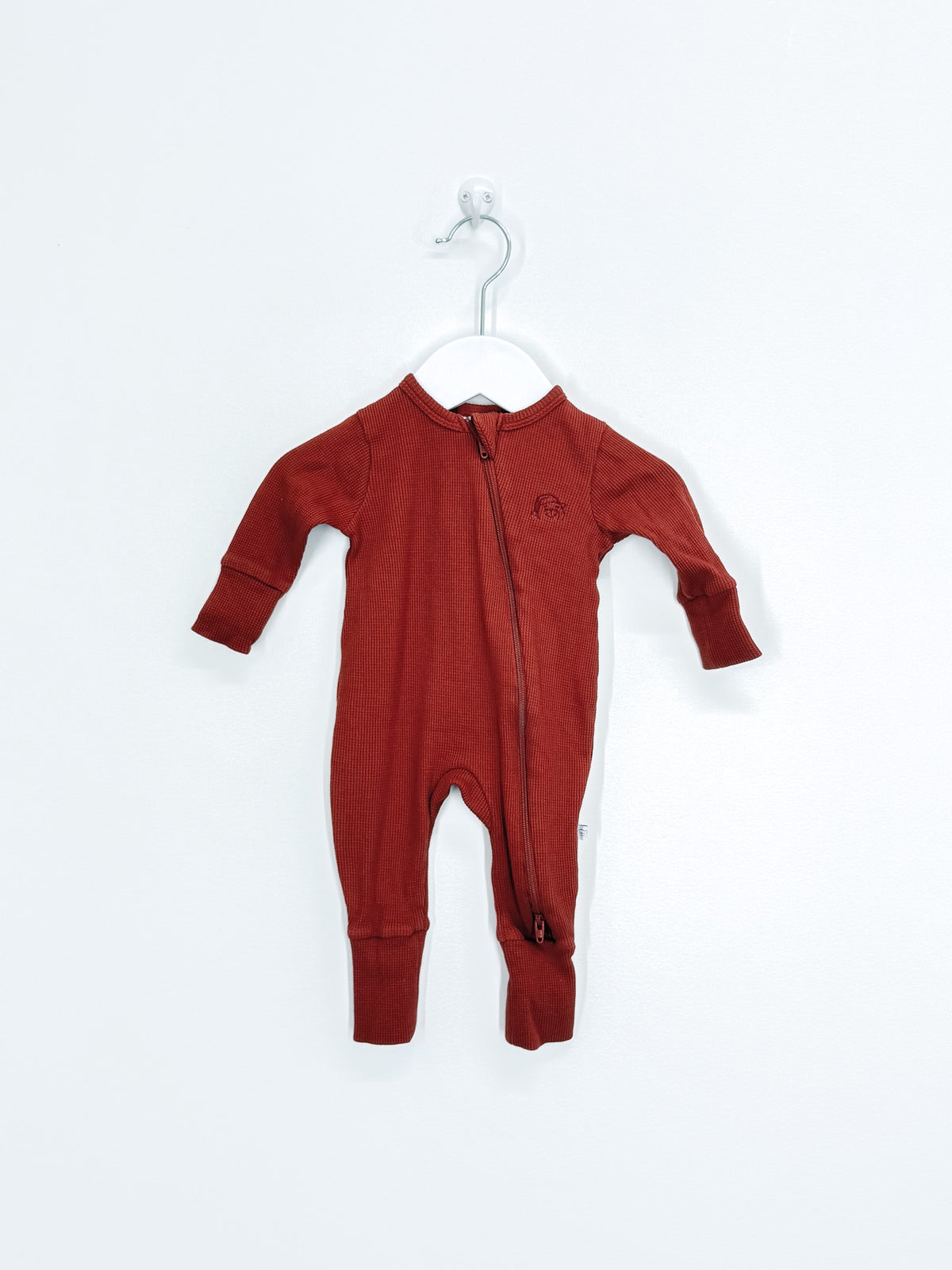 Teeny Weeny waffle zipsuit (newborn)