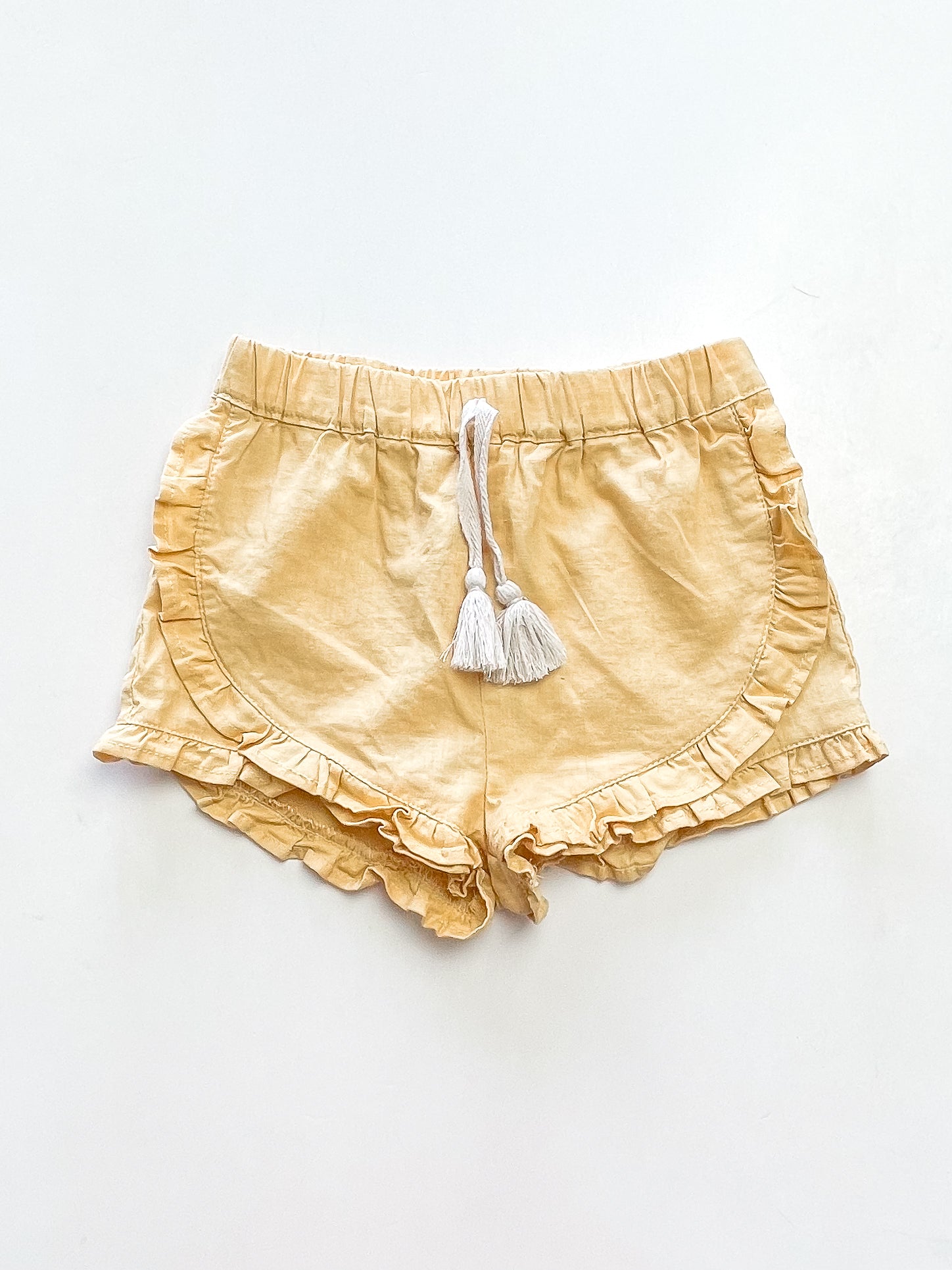 Teeny Weeny linen frill shorts (18-24m)