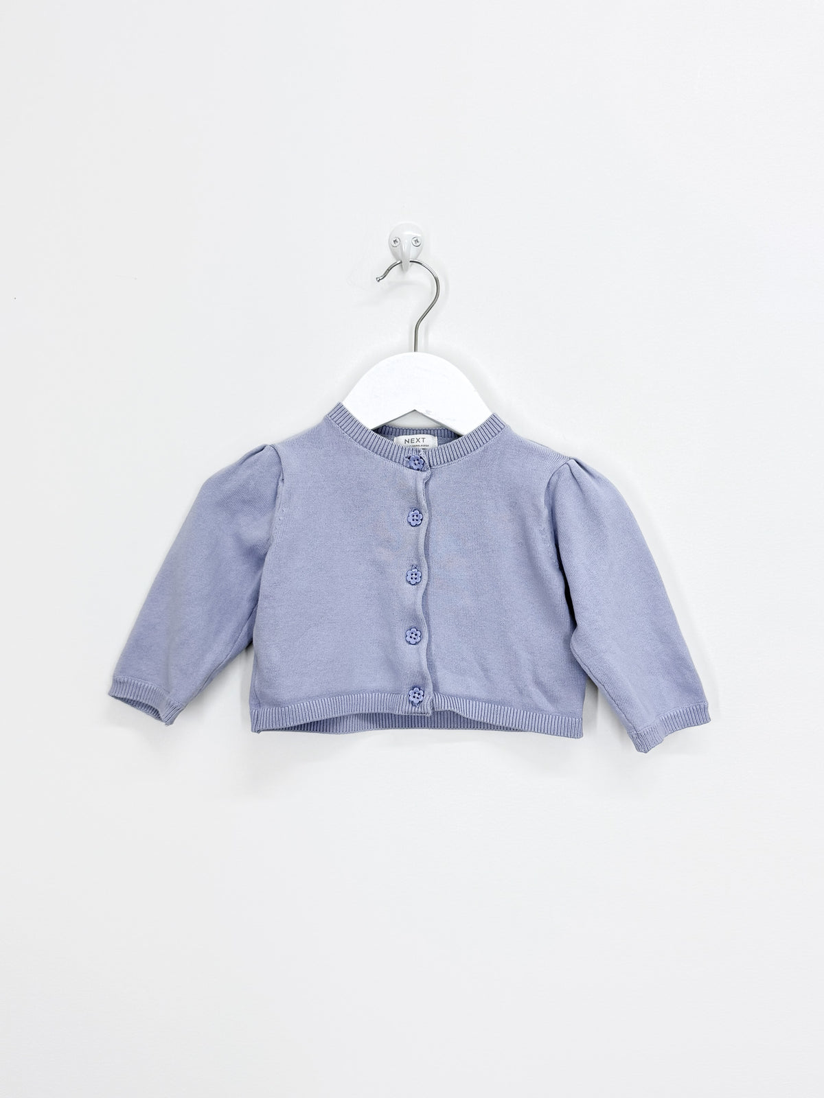 Next lightweight knit cardigan - lilac (3-6m)