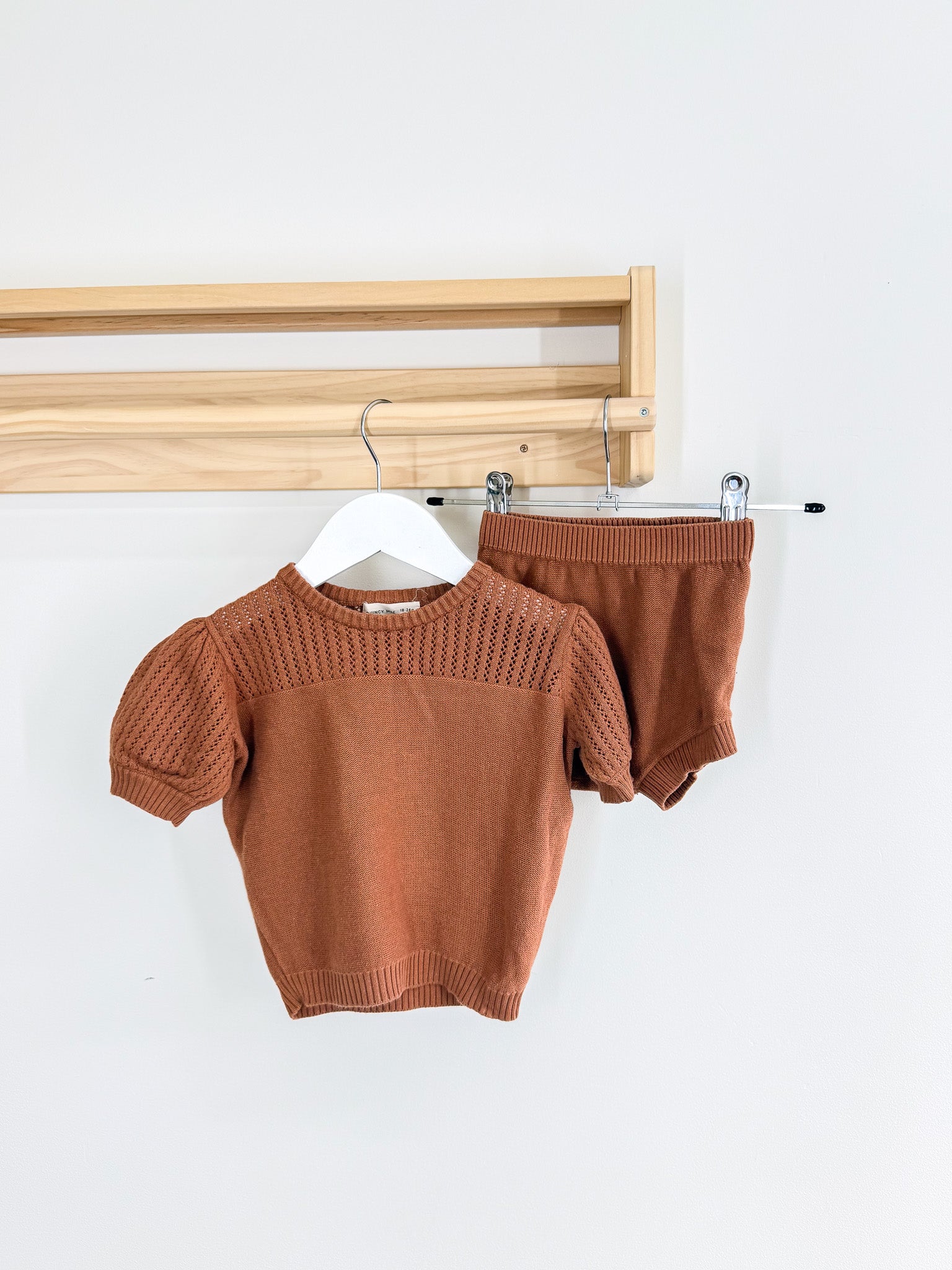 Quincy Mae organic pointelle set (18-24m)