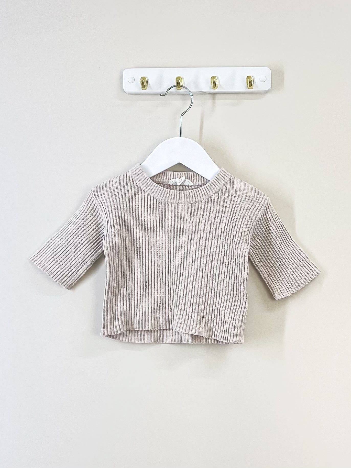 Grown organic knit pullover (3-6m)