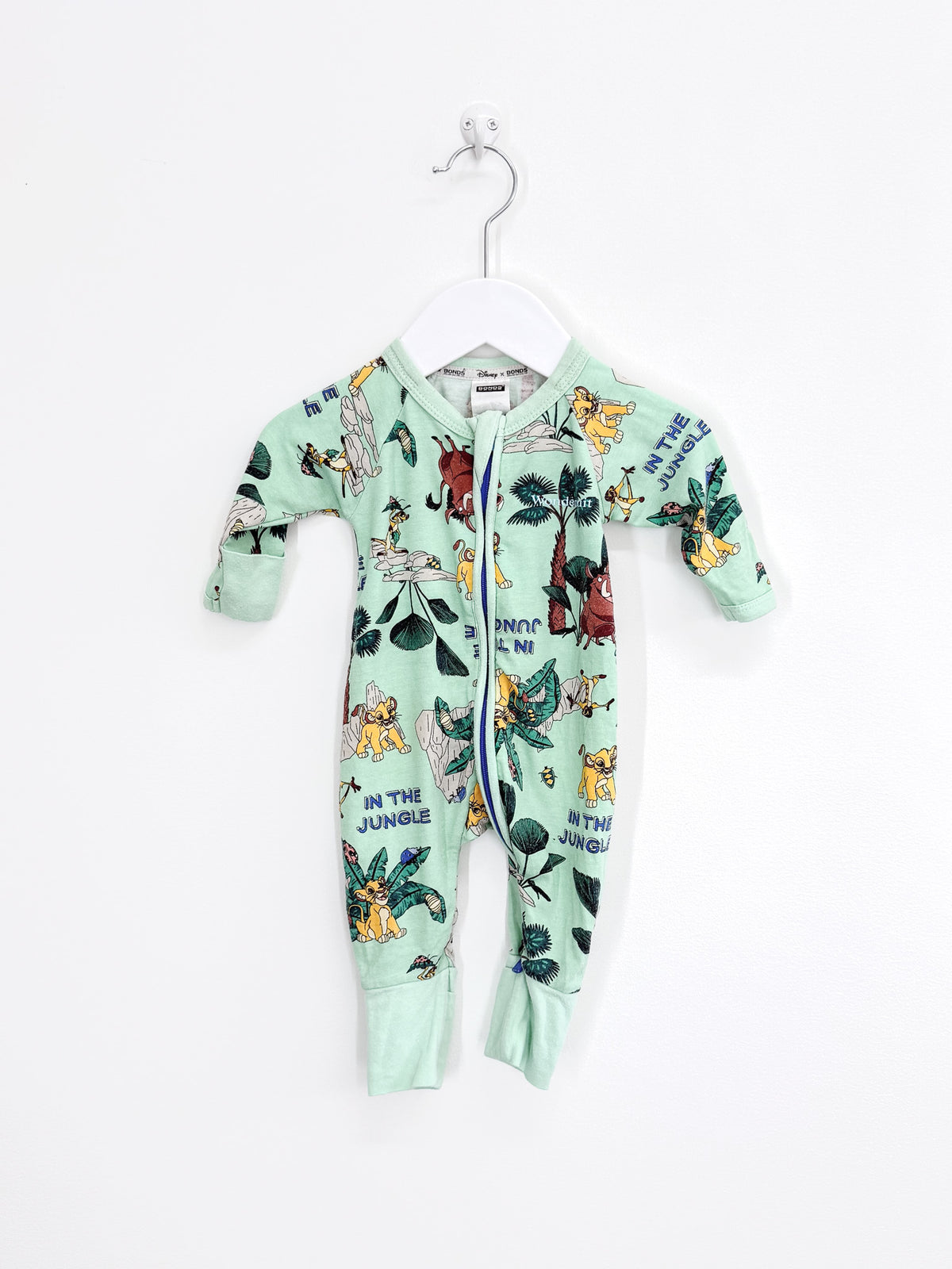 Bonds x Disney The Lion King in the jungle wondersuit (newborn)
