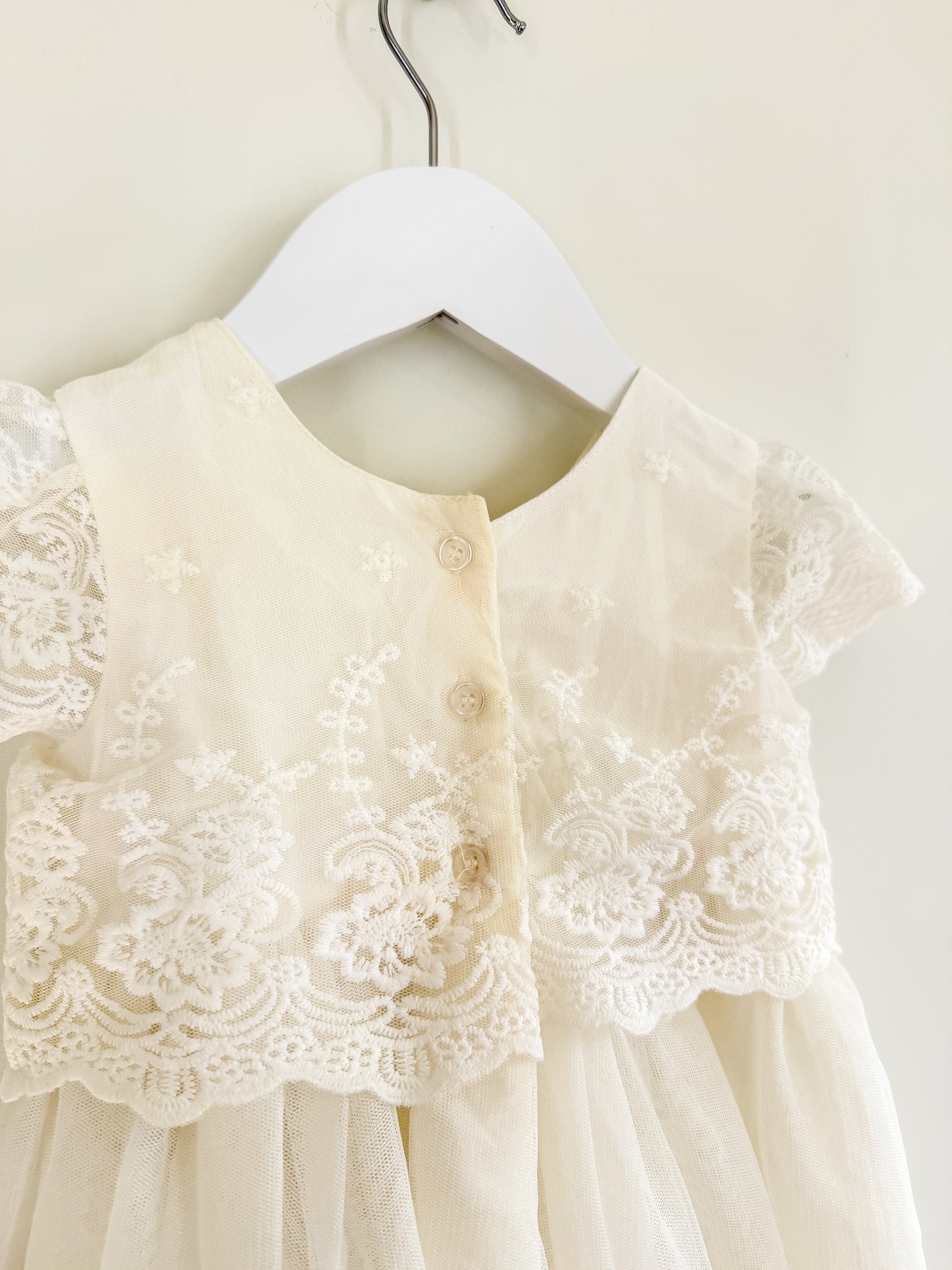 BNWT Teeny Weeny lace occasion dress + headband (12-18m)