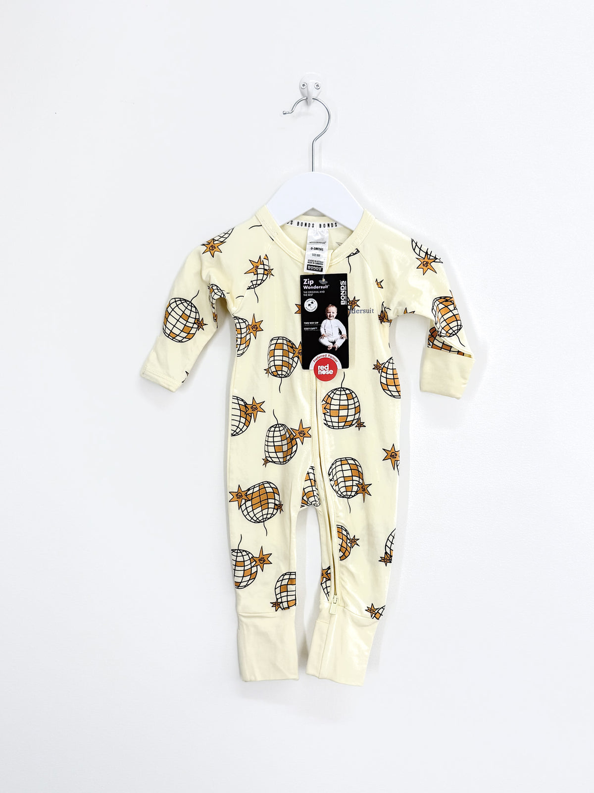 BNWT Bonds wondersuit - starlight disco (0-3m)
