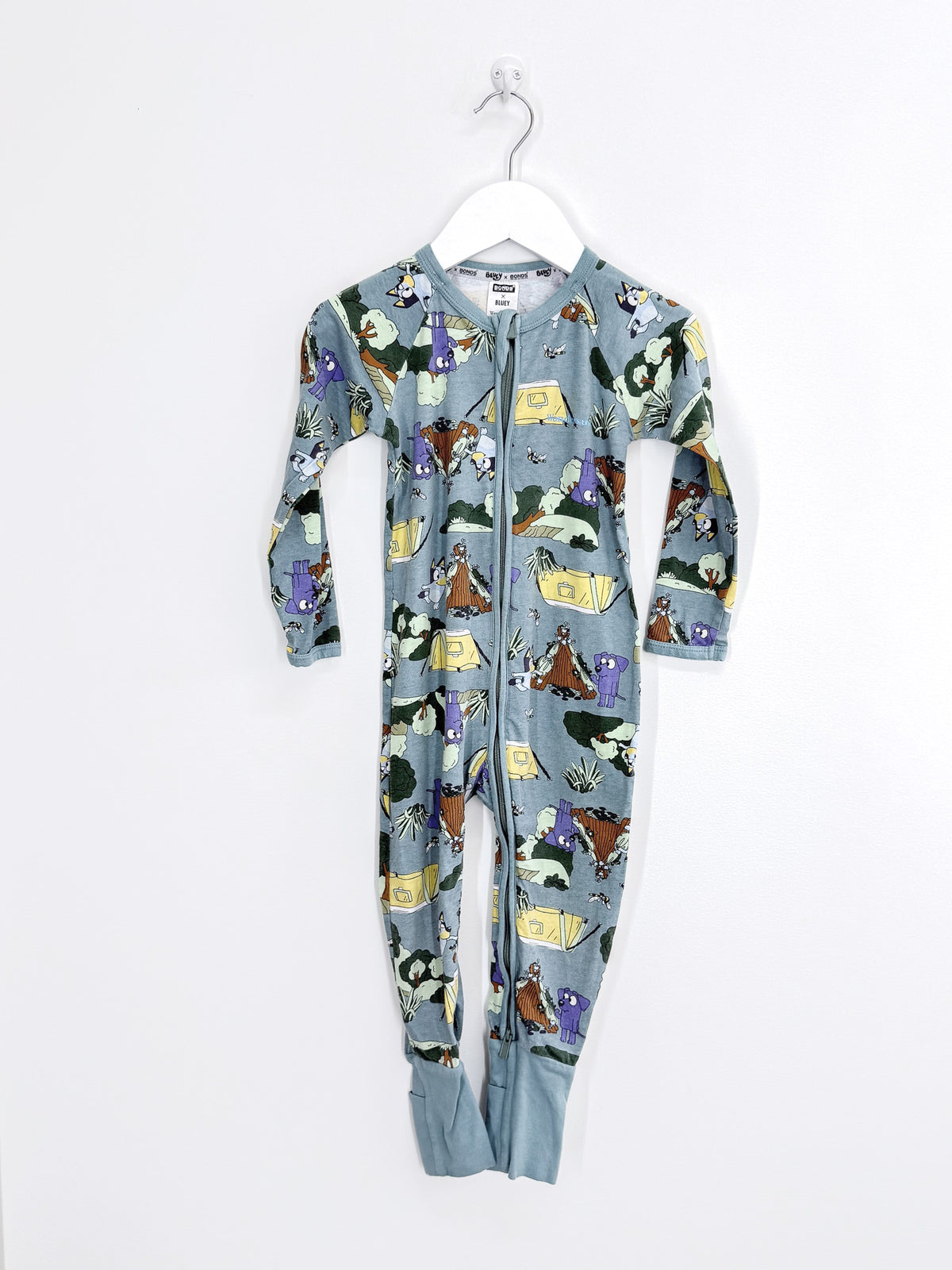 Bonds x Bluey camping wondersuit (18-24m)