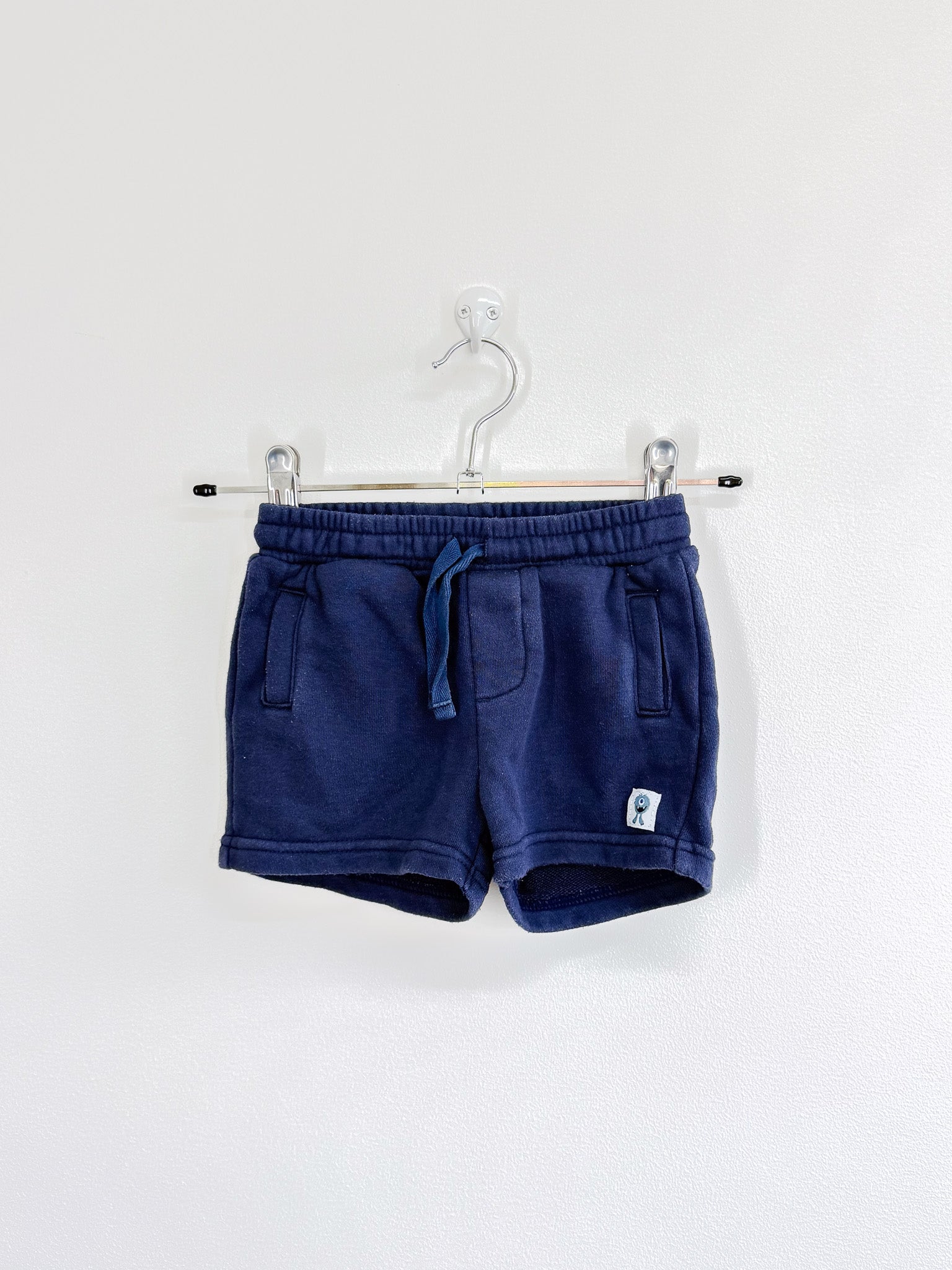 Teeny Weeny navy jersey shorts (6-12m)