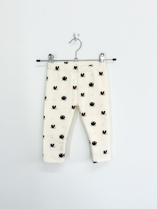 Teeny Weeny rib leggings (6-12m)