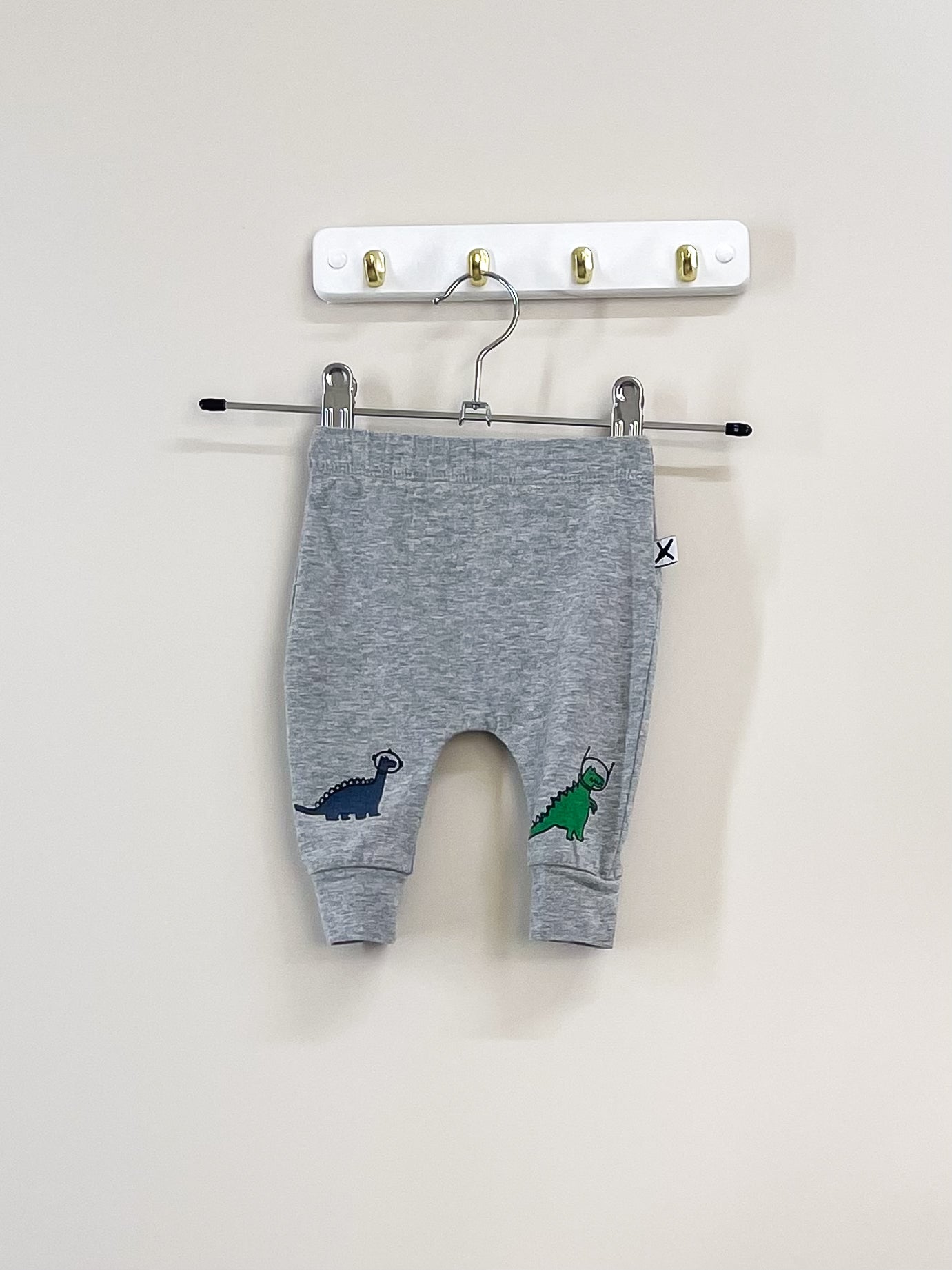 Minti space dino leggings (0-3m)