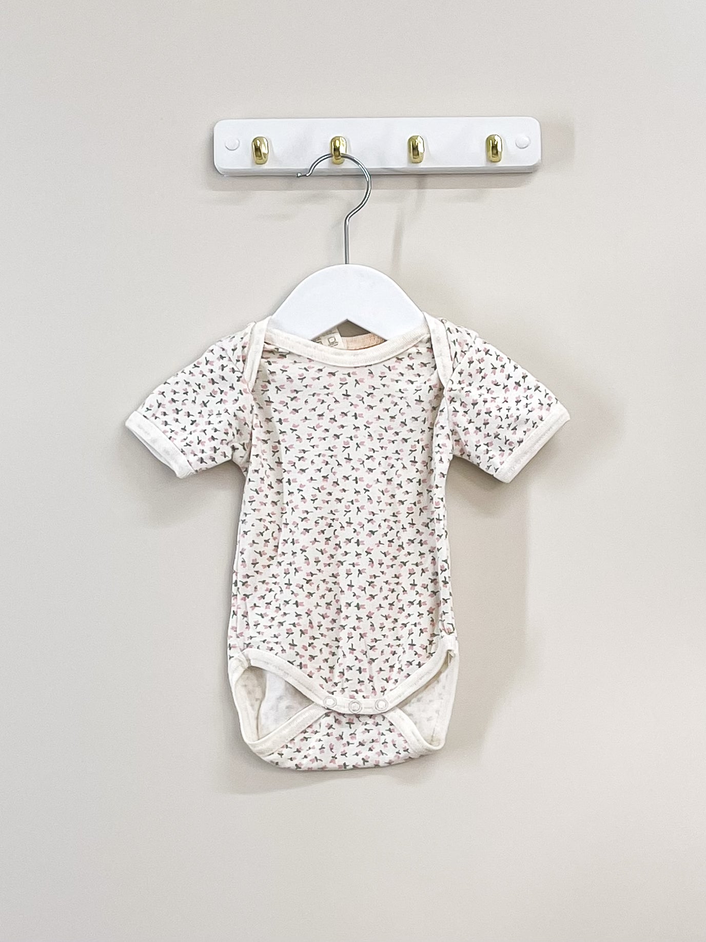 Nature Baby organic floral bodysuit (0-3m)