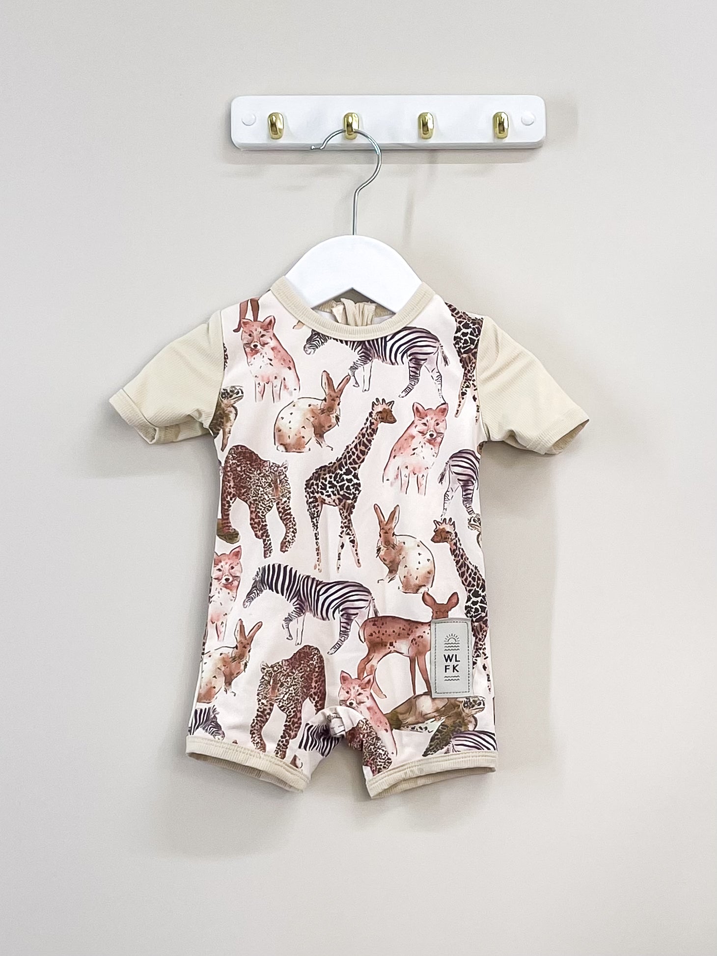 With Love For Kids swimsuit - wild life (0-3m)