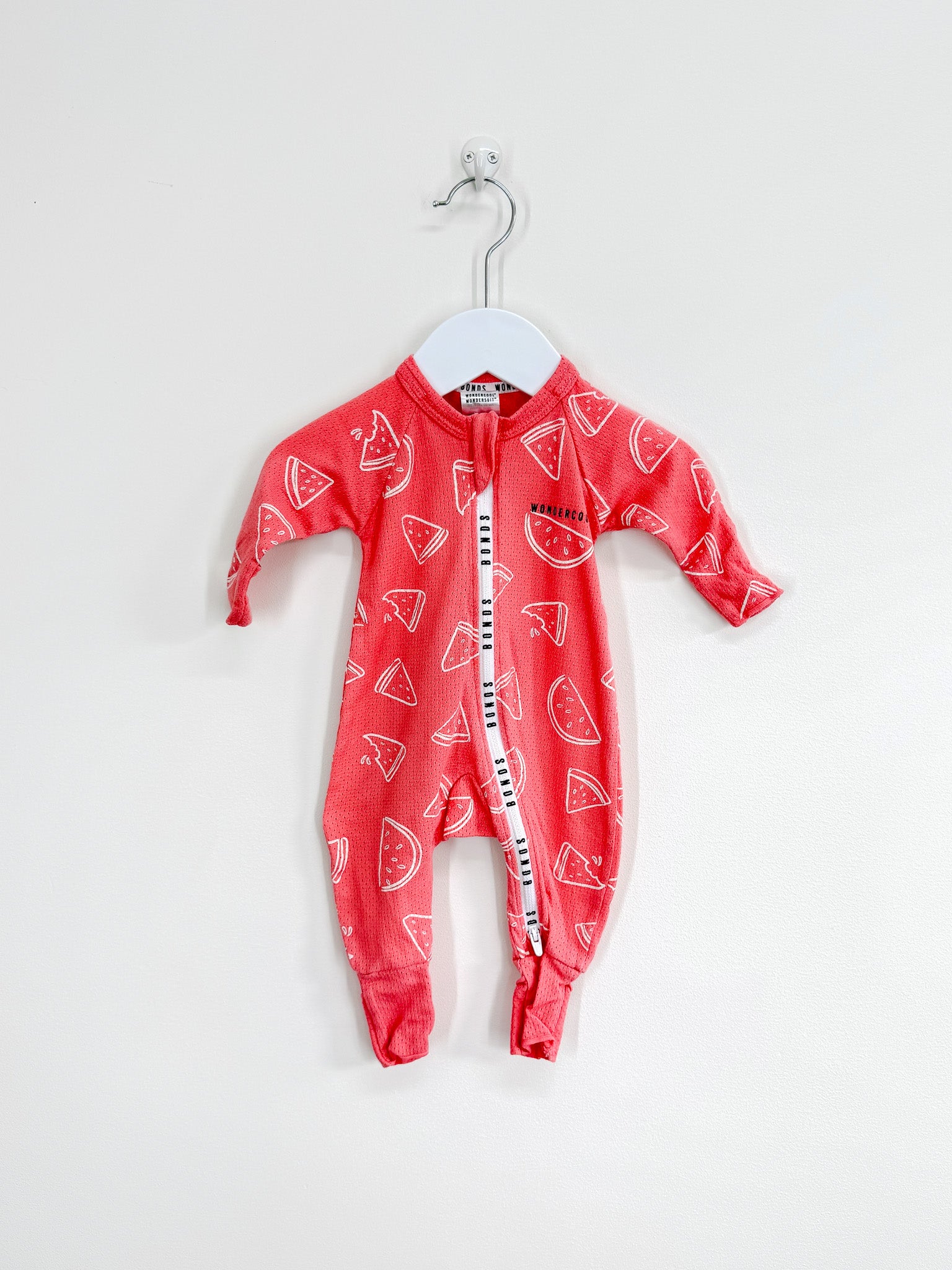 Bonds wondercool wondersuit - watermelons (newborn)