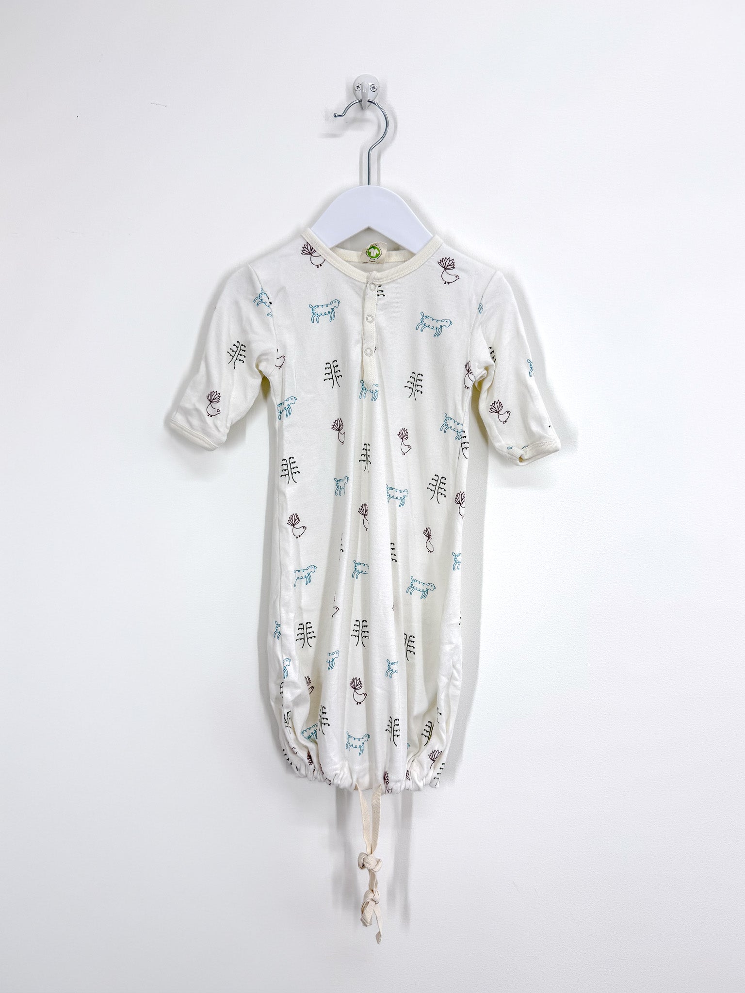 Nature Baby organic gown - OG print (3-6m)