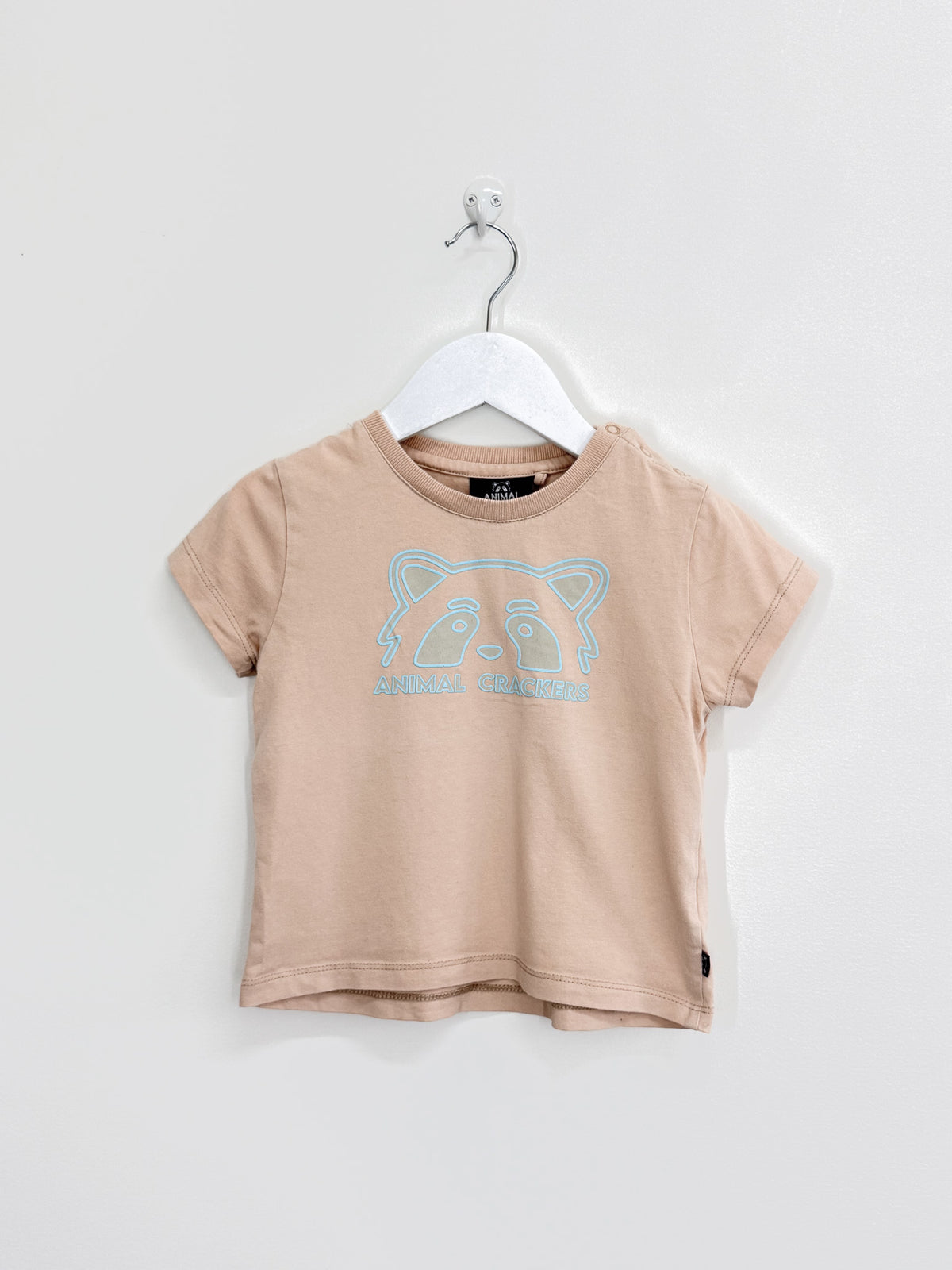 Animal Crackers animated tee - tan (18-24m)