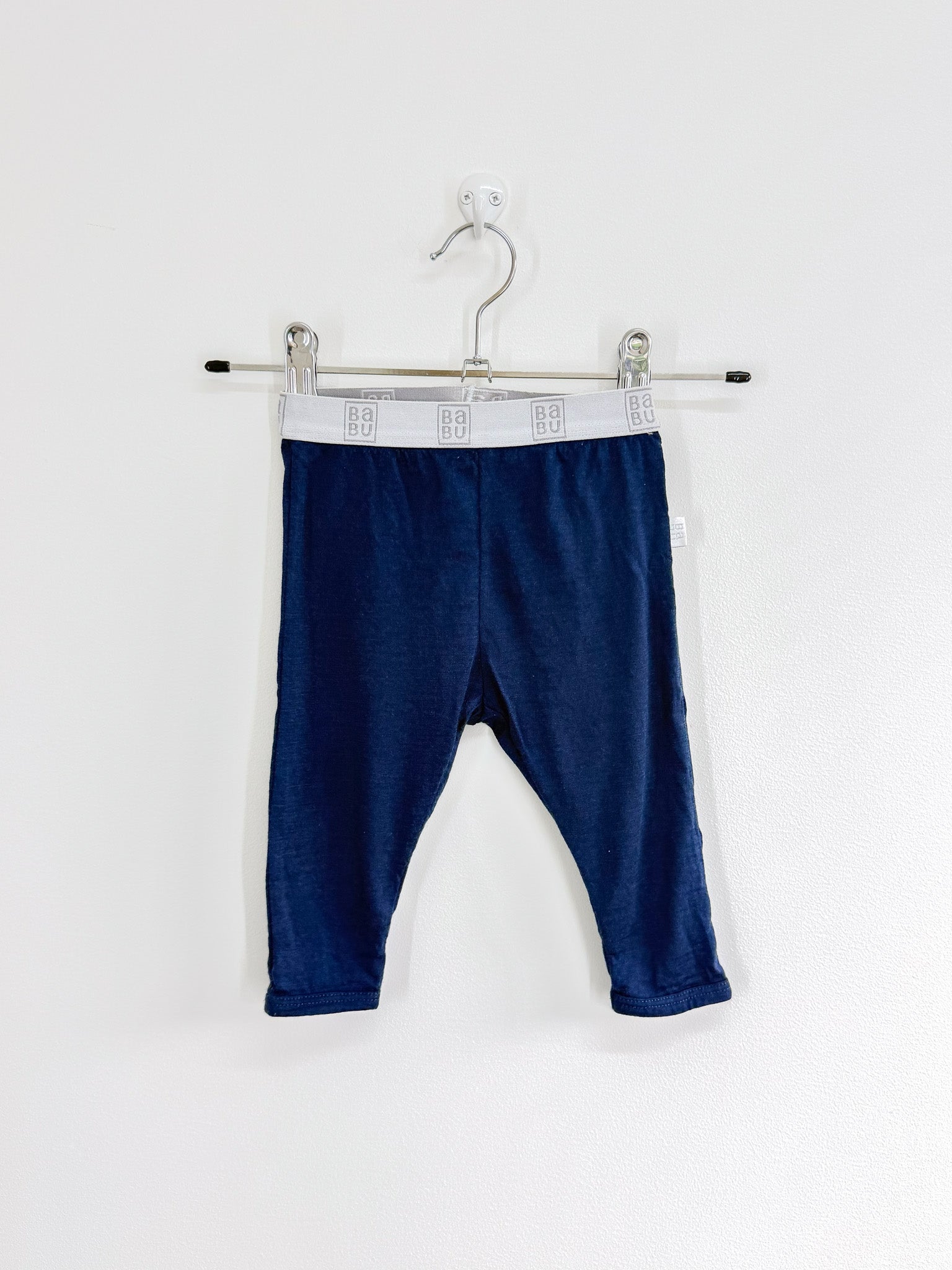 Babu merino leggings navy (0-3m)