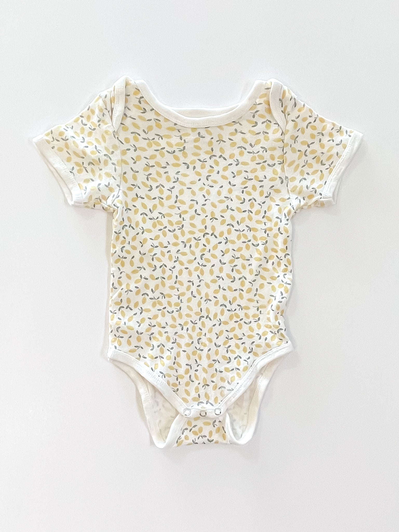 Nature Baby organic bodysuit - lemmony (3-6m)