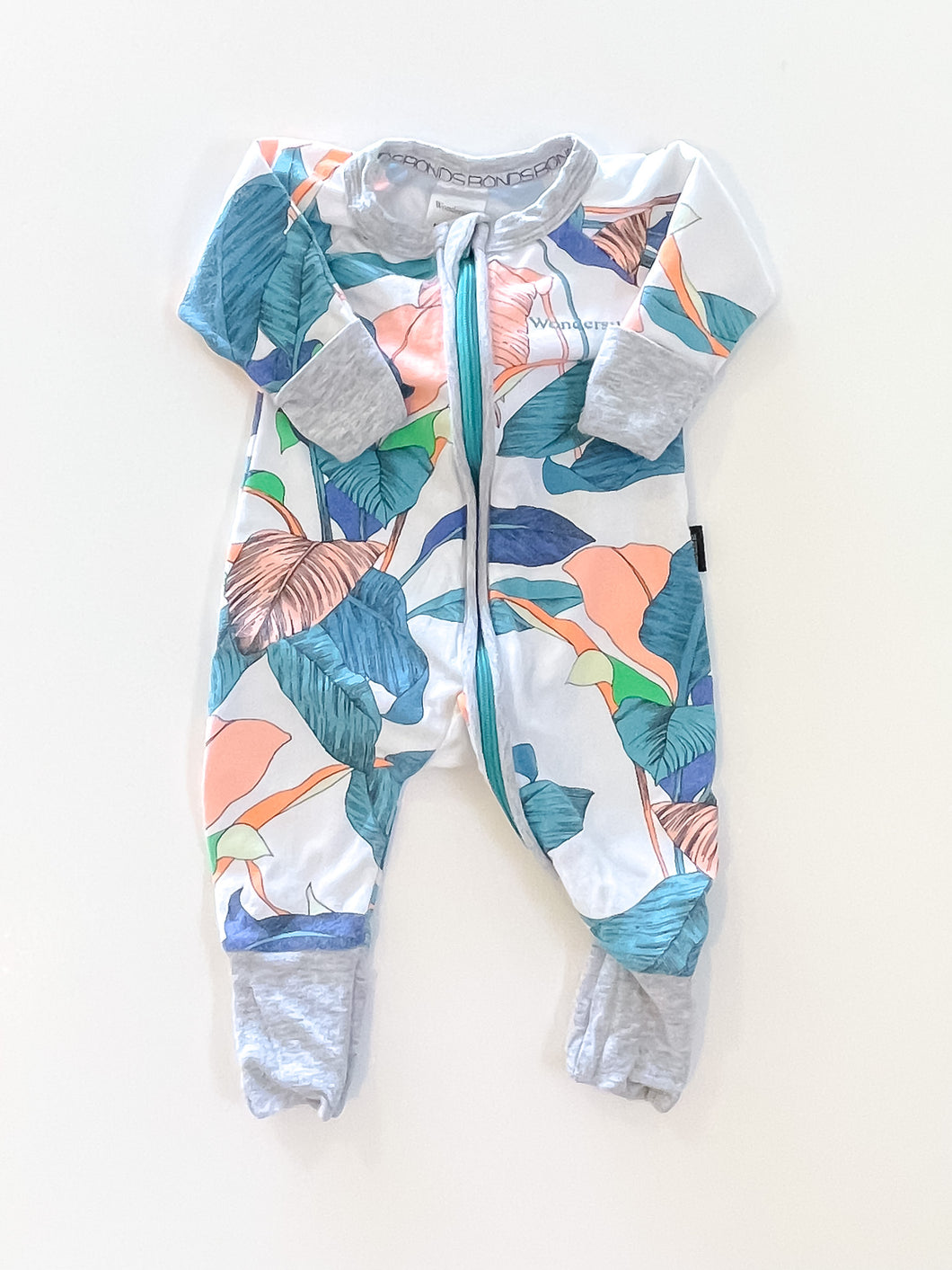 Floral bodysuit dress (3-6m)
