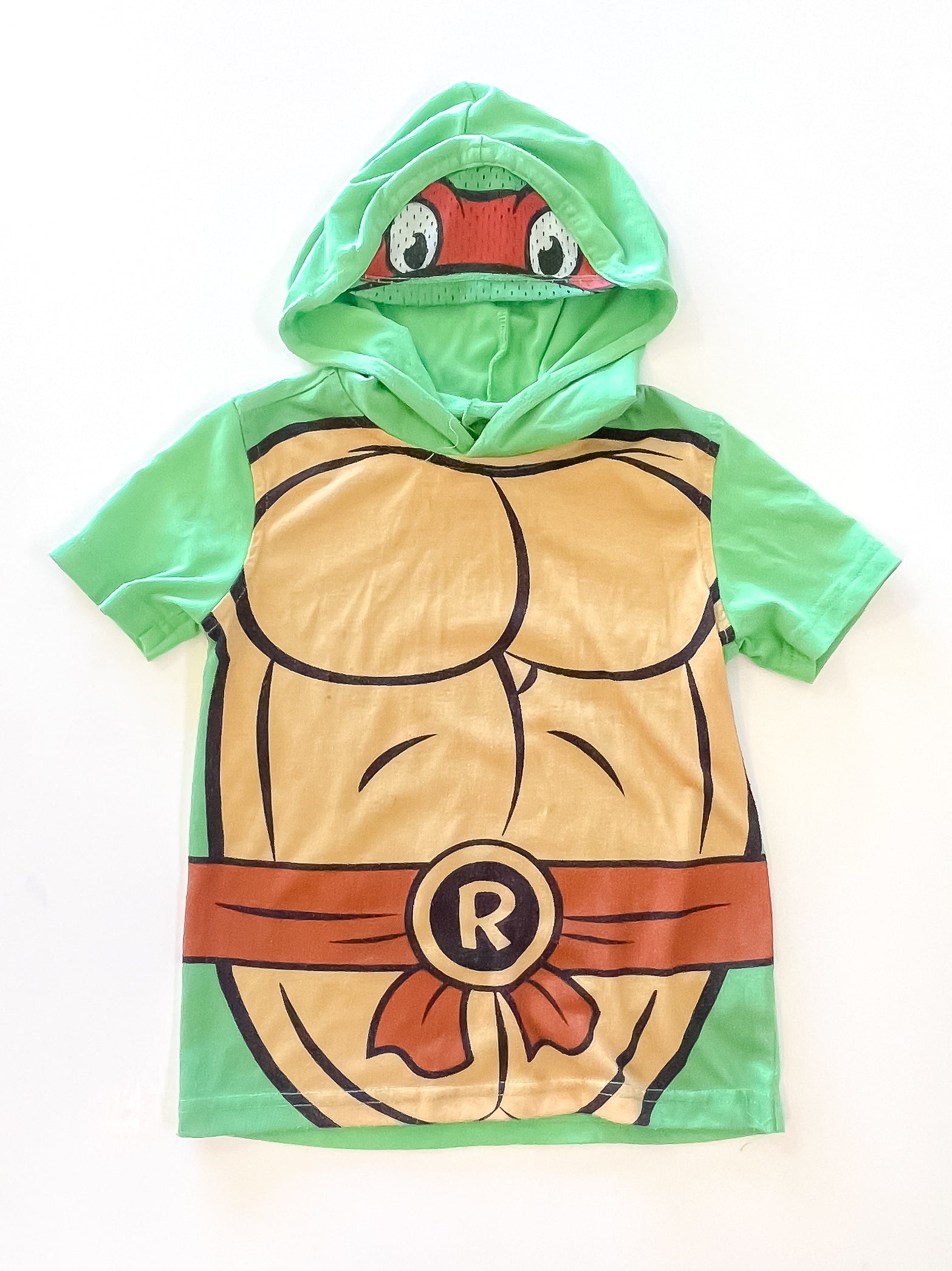 Ninja Turtles hooded mask tee (5y)