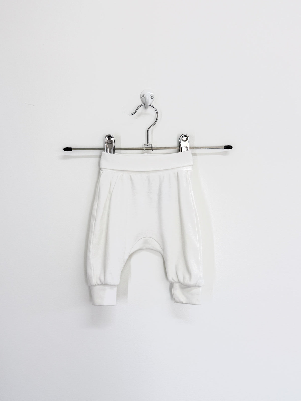 H&M organic fold over leggings (0-1m)
