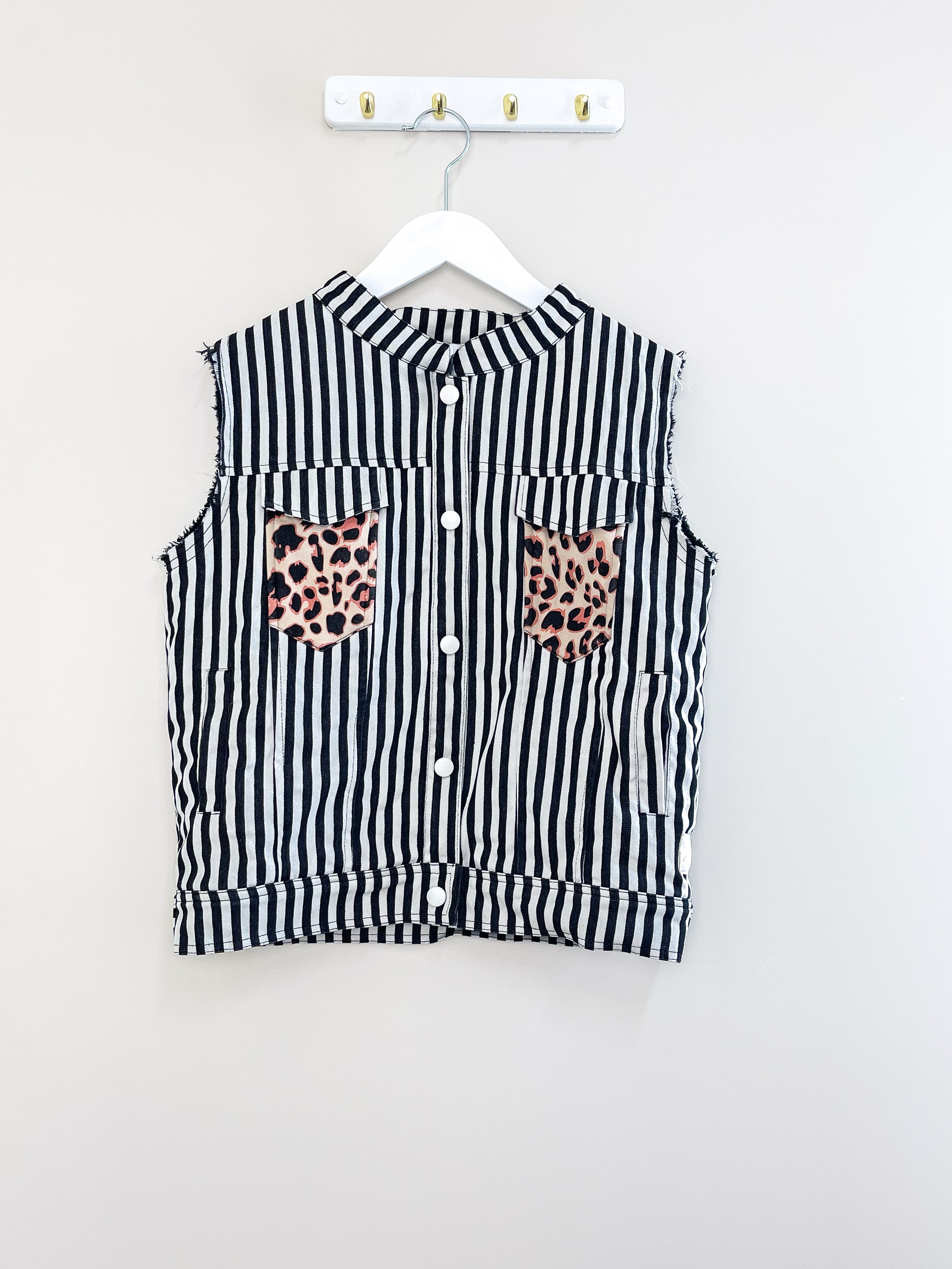 Radicool fleece lined denim vest (10y)