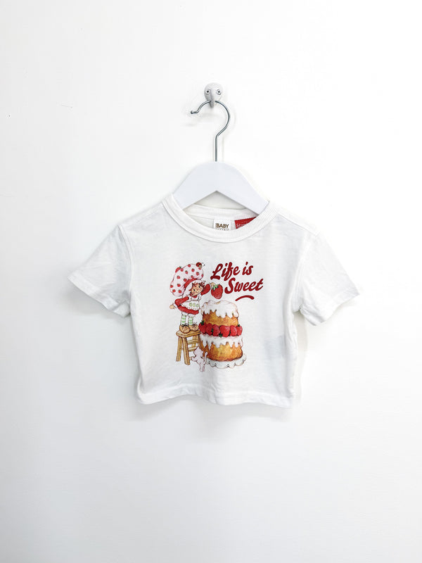 Cotton On Kids x Strawberry Shortcake organic short sleeve tee (0-3m)