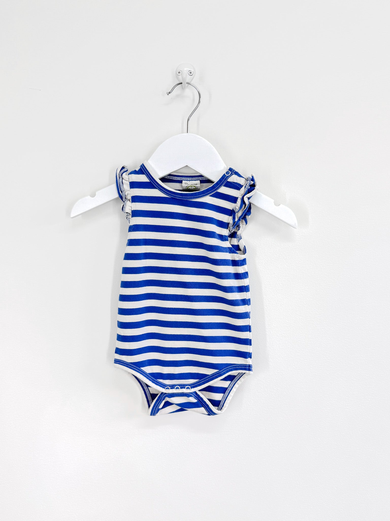 Nature Baby organic fleur bodysuit - sea stripe (3-6m)