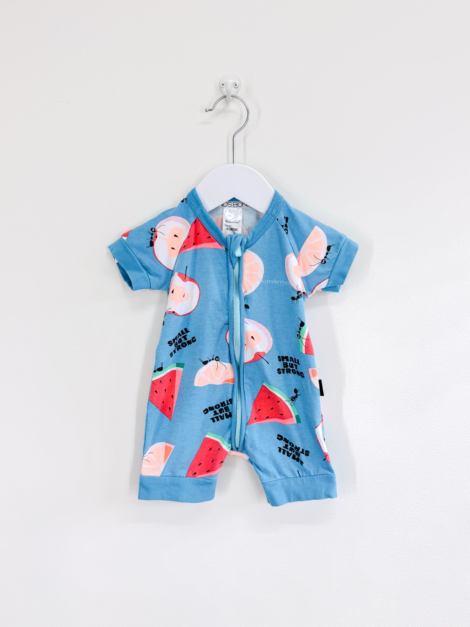 Bonds wondersuit - small but strong (0-3m)