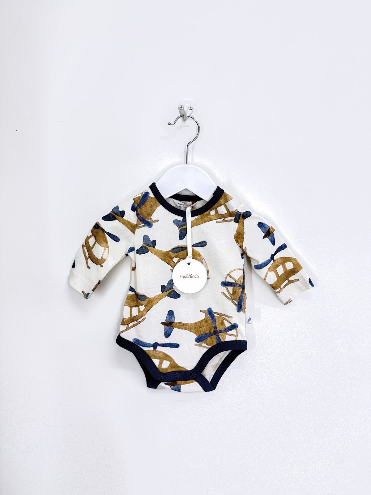 BNWT Fox & Finch high flyer bodysuit (0-3m)