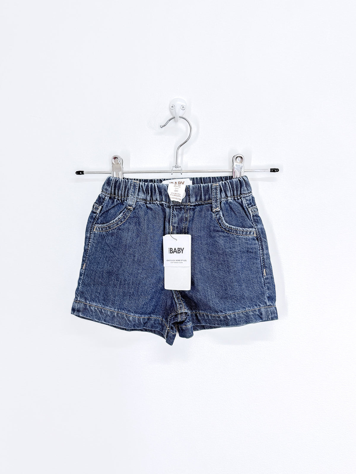 BNWT Cotton On Kids jasper denim shorts (3-6m)