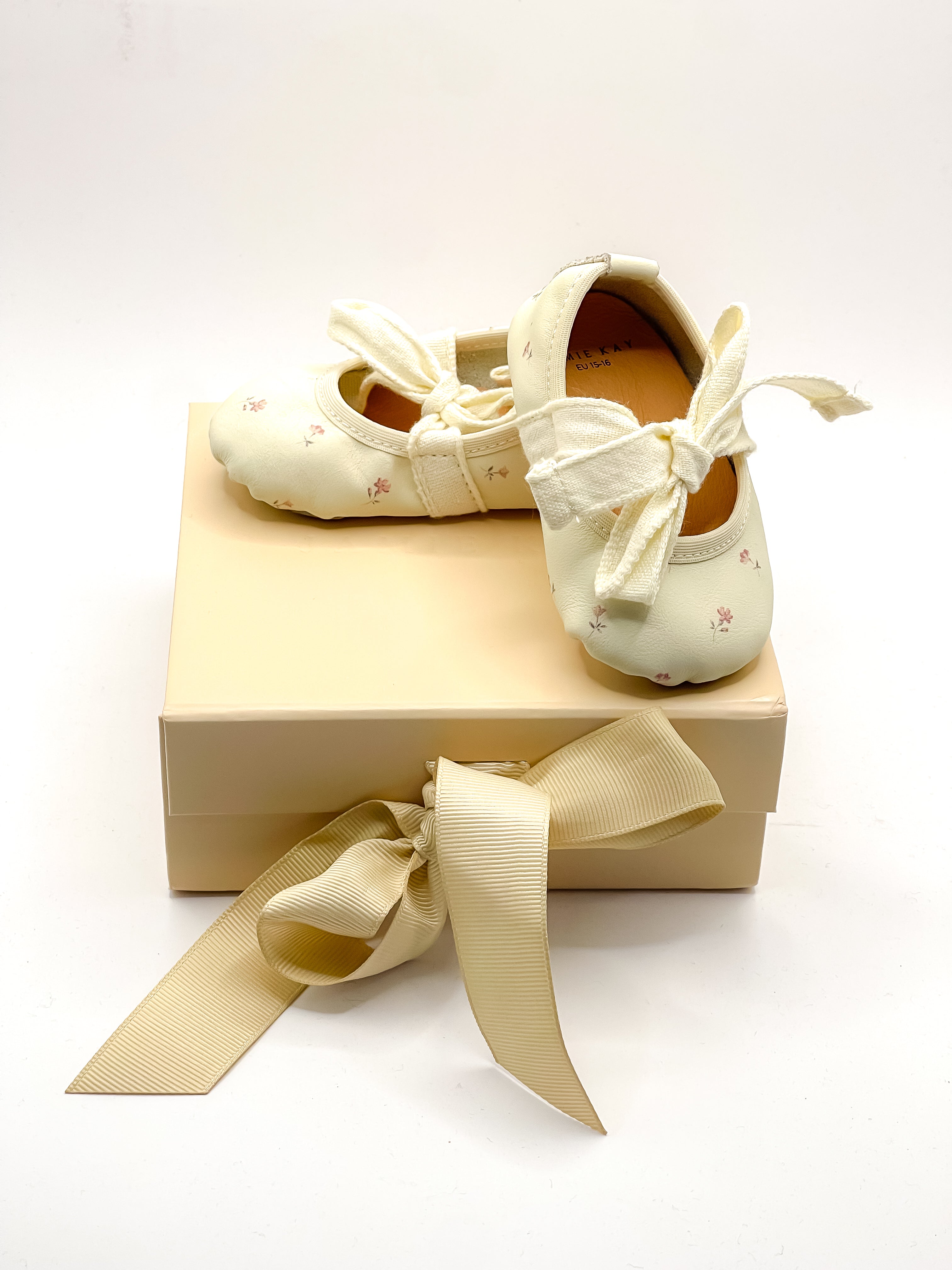 Jamie Kay baby ballerina flat shoes - ditzy floral (15-16EU)