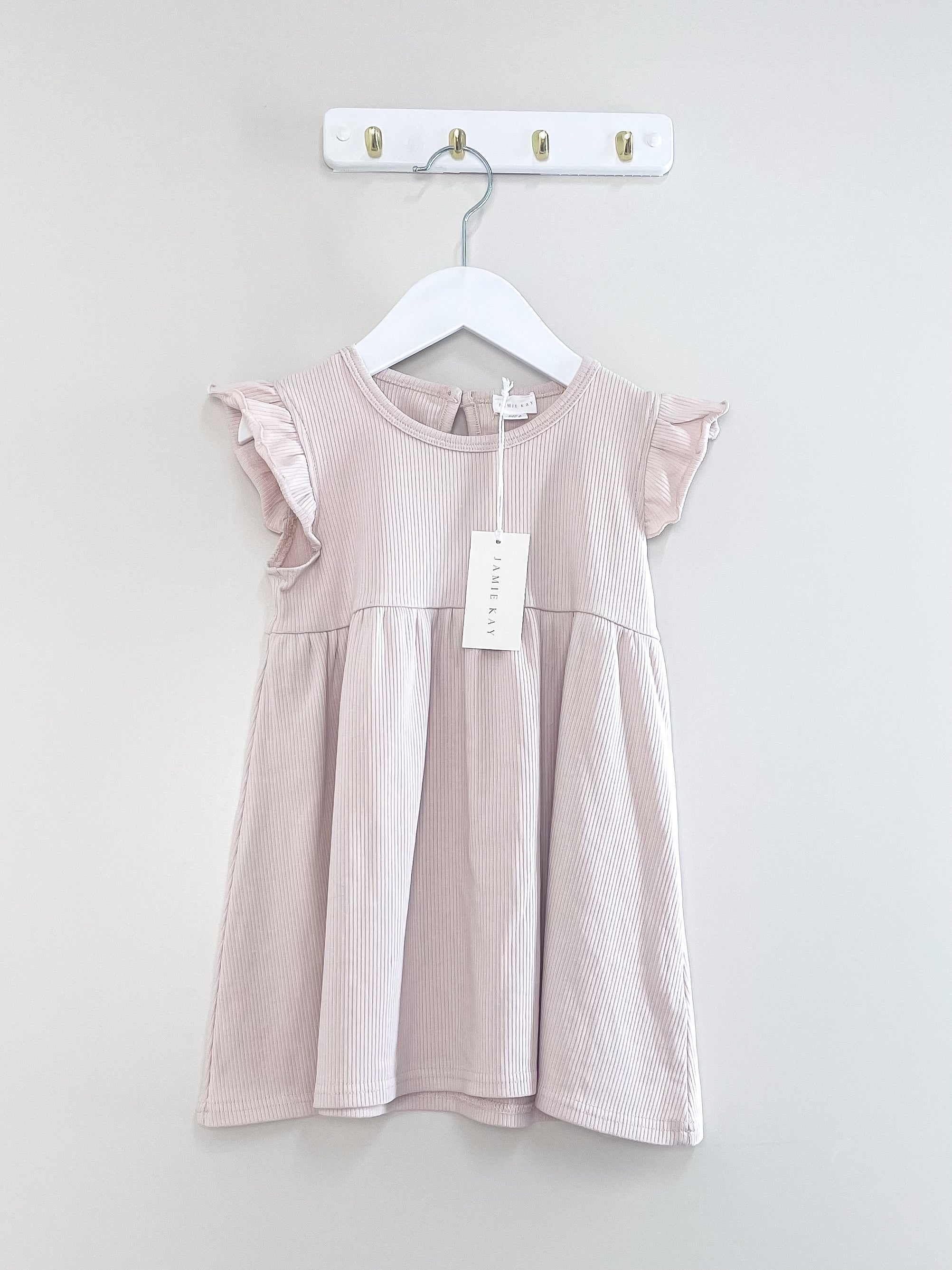 BNWT Jamie Kay organic ribbed ada dress (3y)