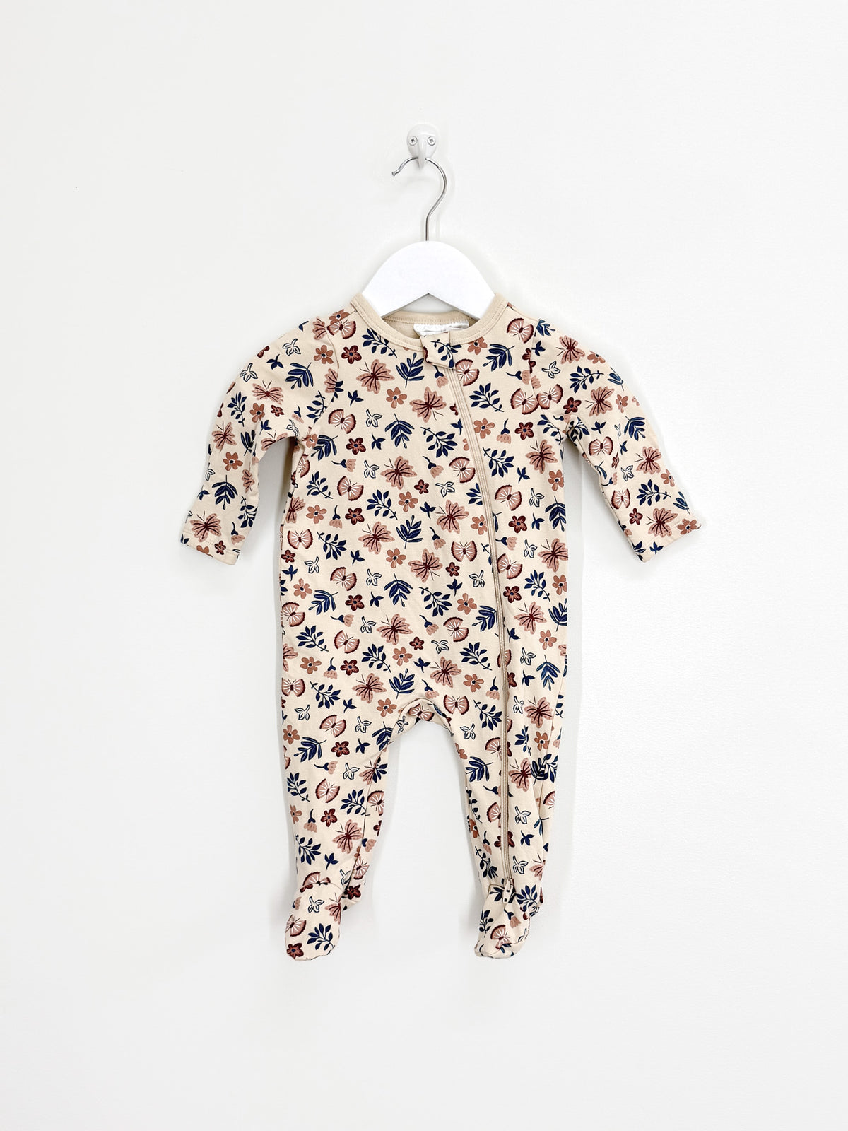 Teeny Weeny fleece zipsuit (3-6m)
