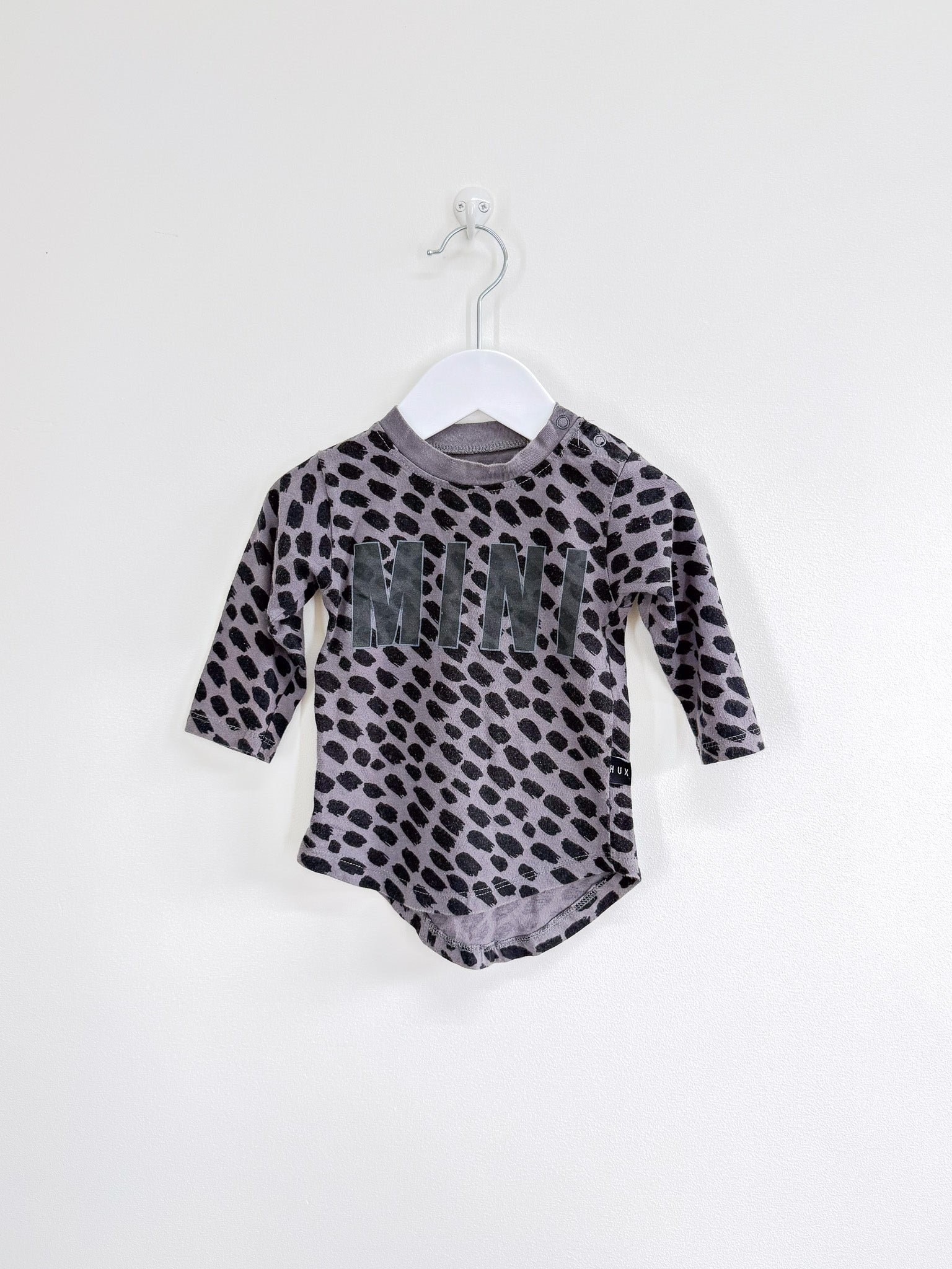 Hux organic mini long sleeve tee (6-12m)