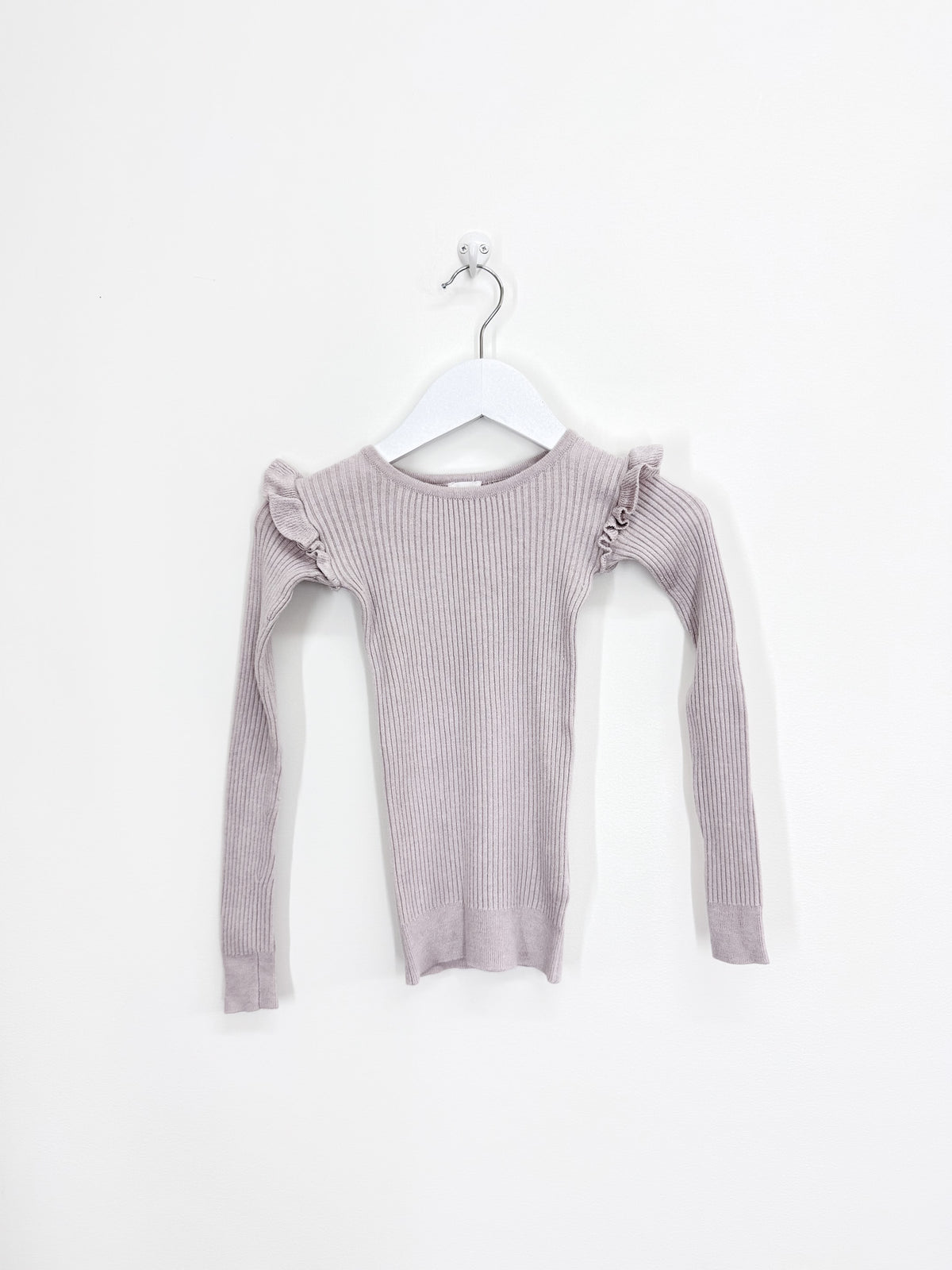 Jamie Kay long sleeve knit cashmere bend rib top (4y)