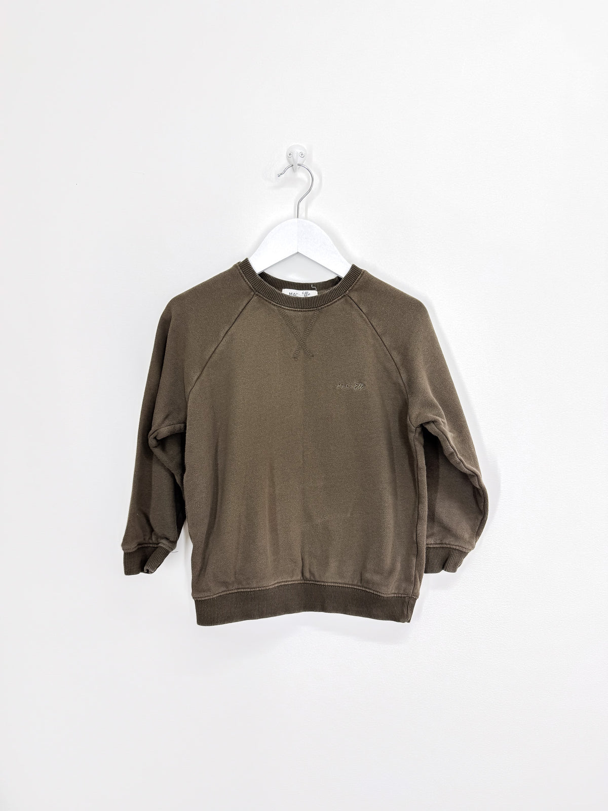 Mac & Ellie khaki sweatshirt (5y)