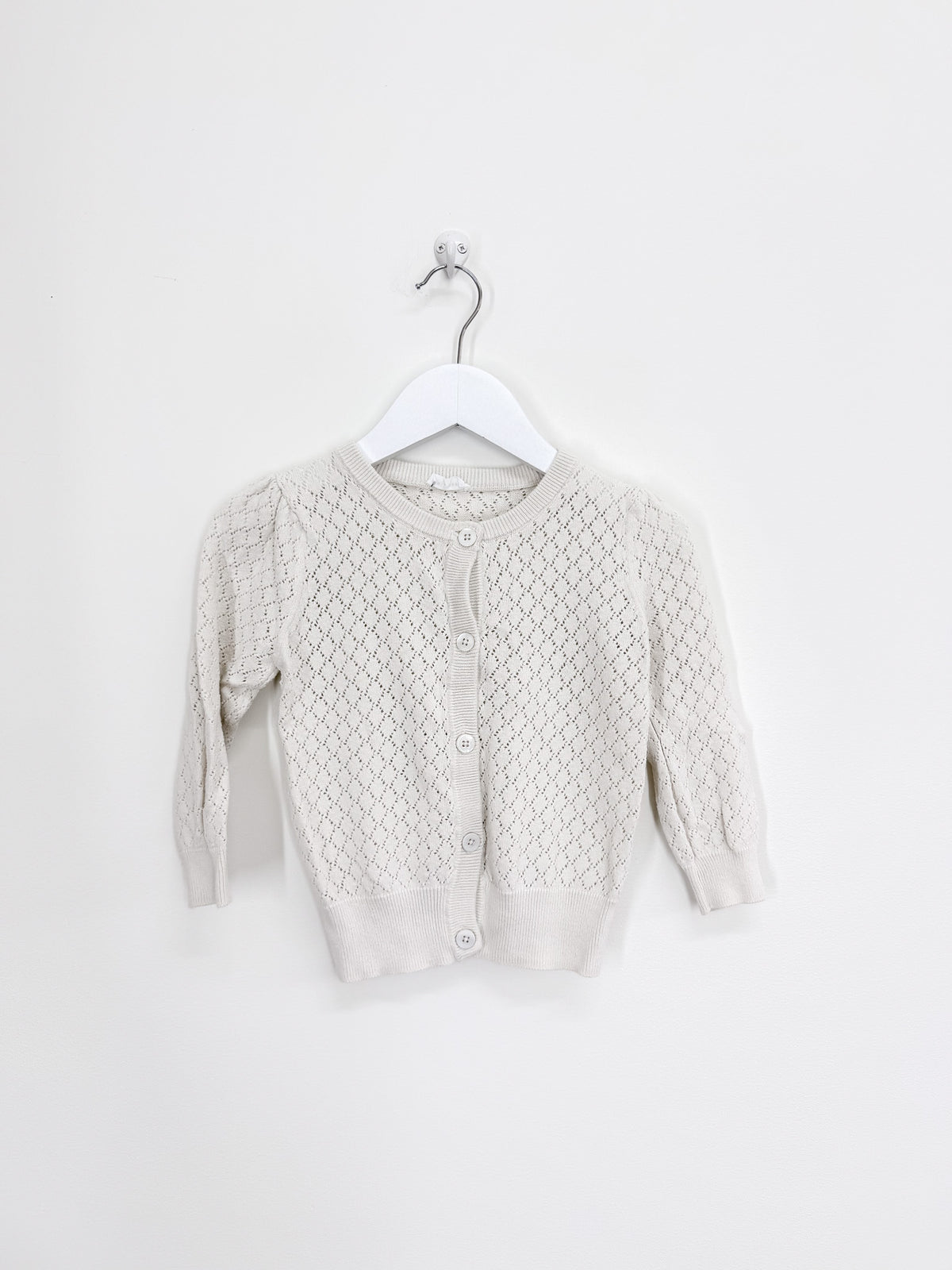 Jamie Kay lace knit cardigan (3y)