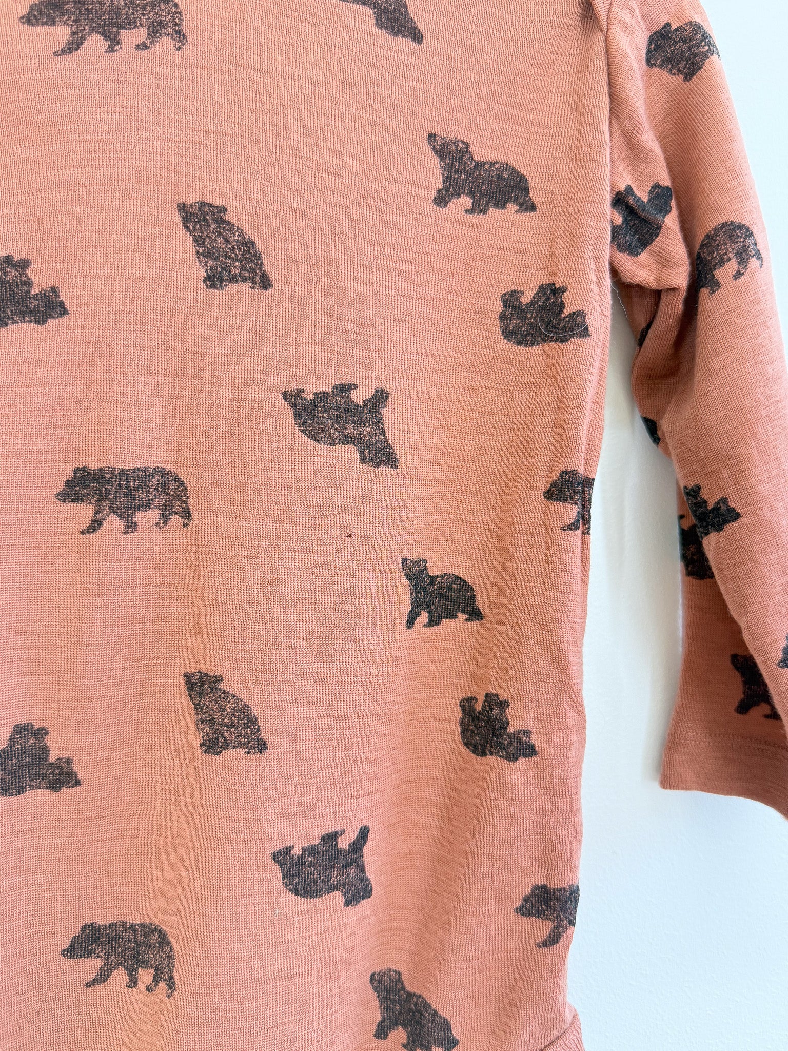Baby Baby merino bodysuit - bears (18-24m)