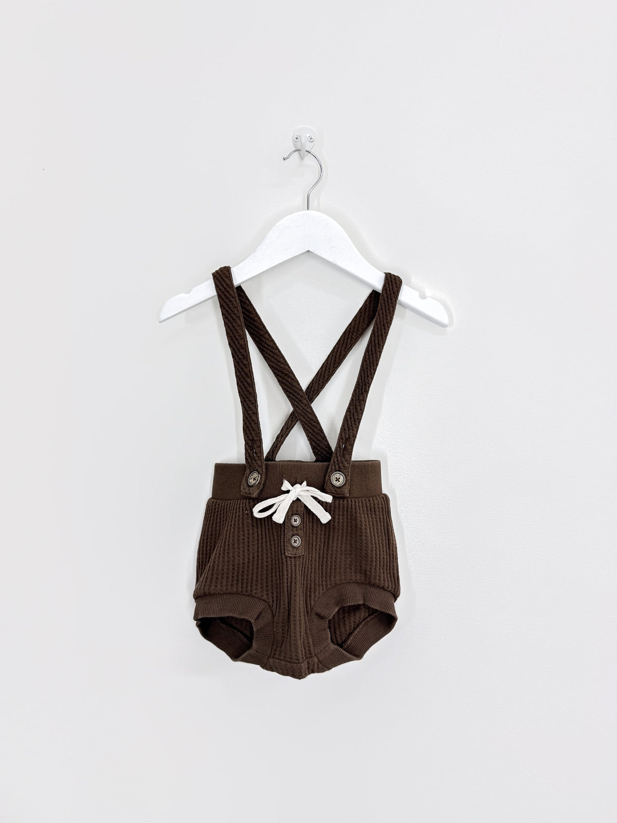 Jamie Kay OG organic waffle suspender bloomers (1y)