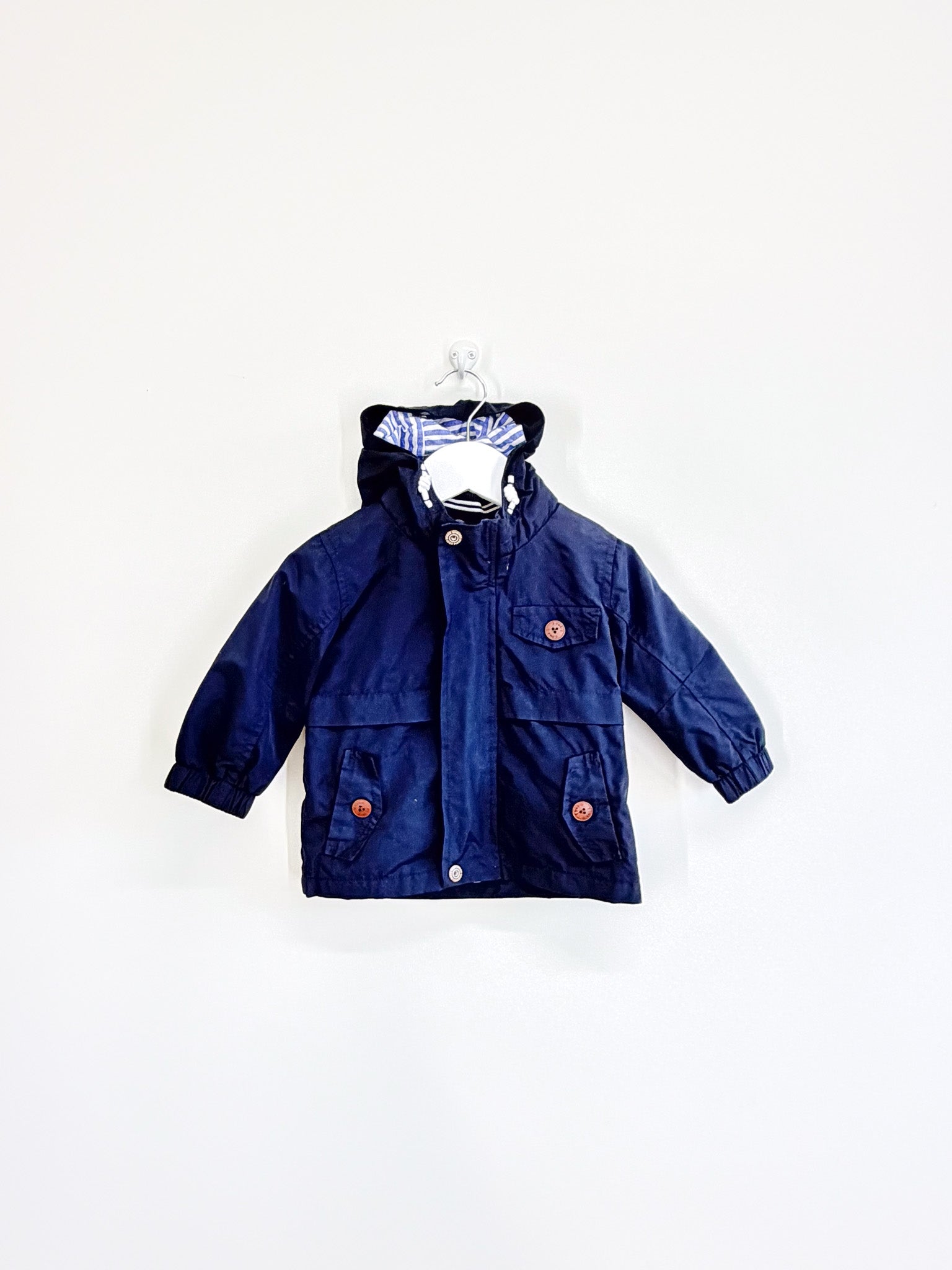 Next navy jacket (9-12m)