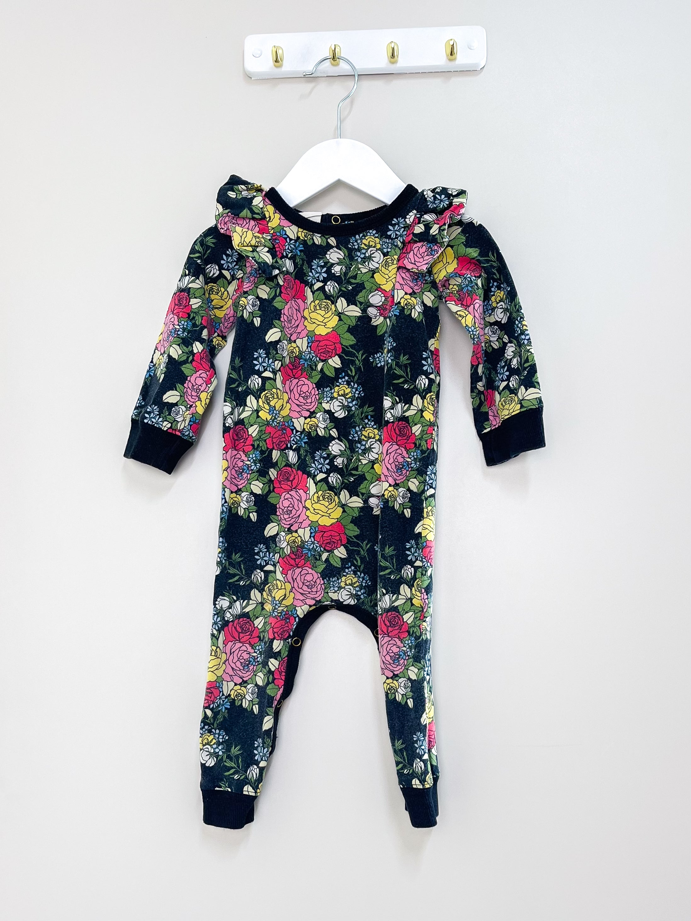 Rock Your Baby floral romper (12-18m)