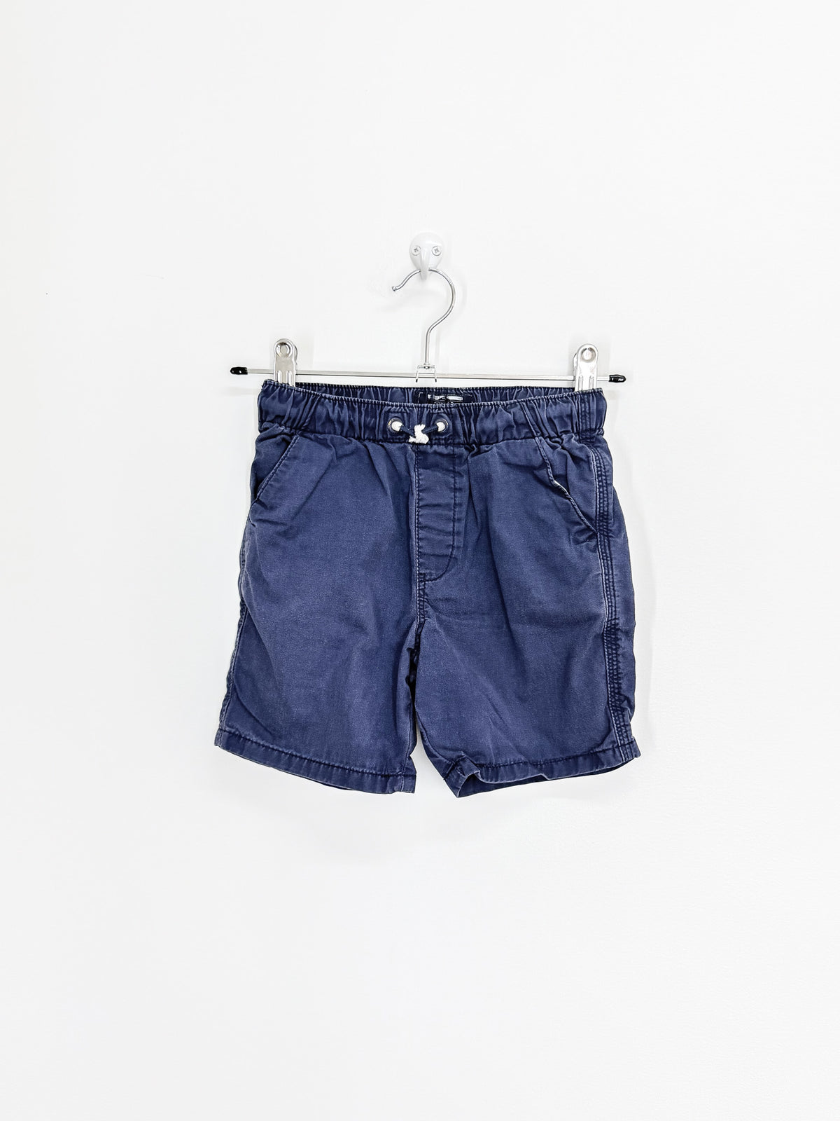Next chino drawstring shorts - blue (5-6y)