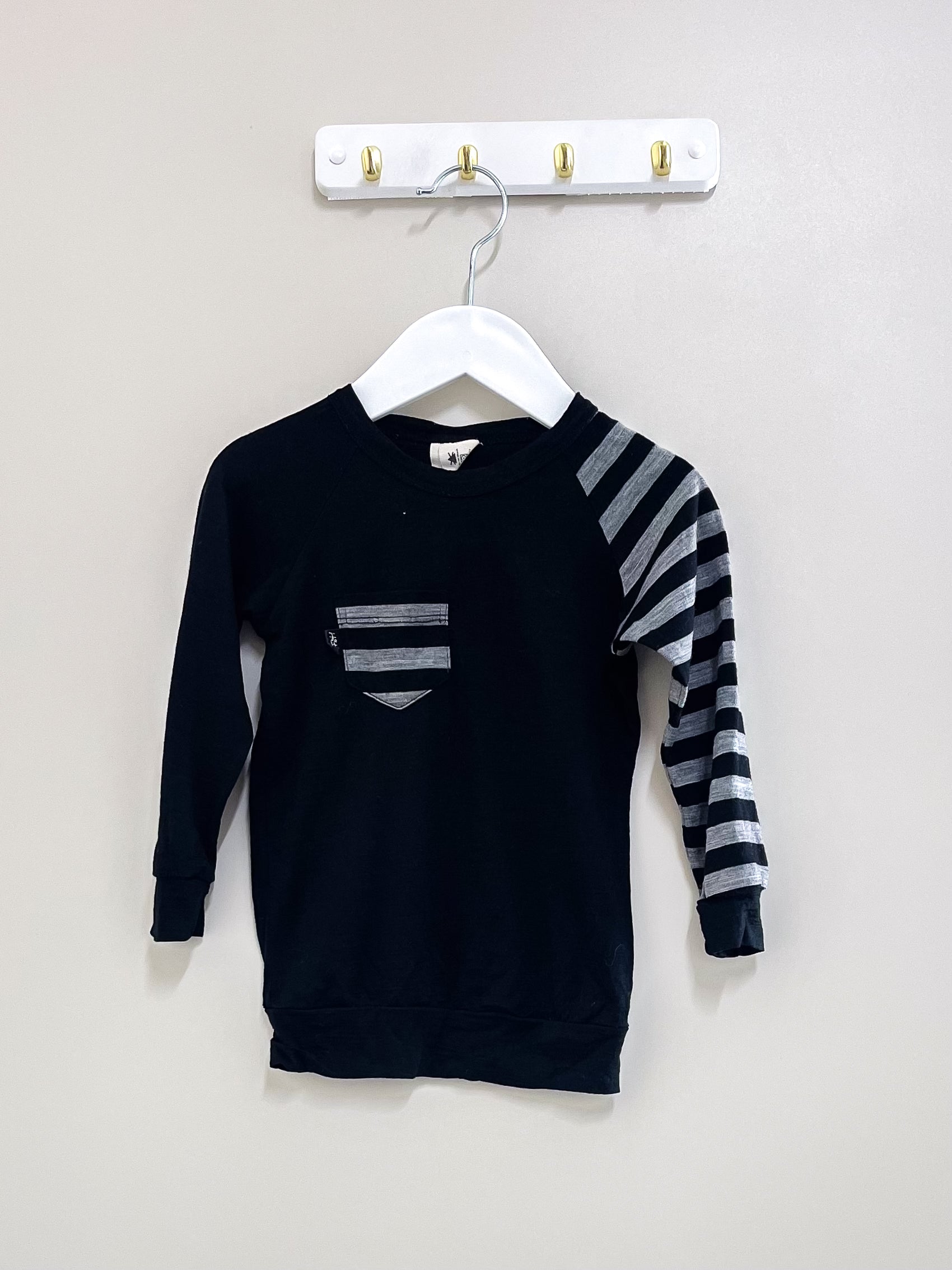 Little Flock Of Horrors merino long sleeve tee (18-24m)