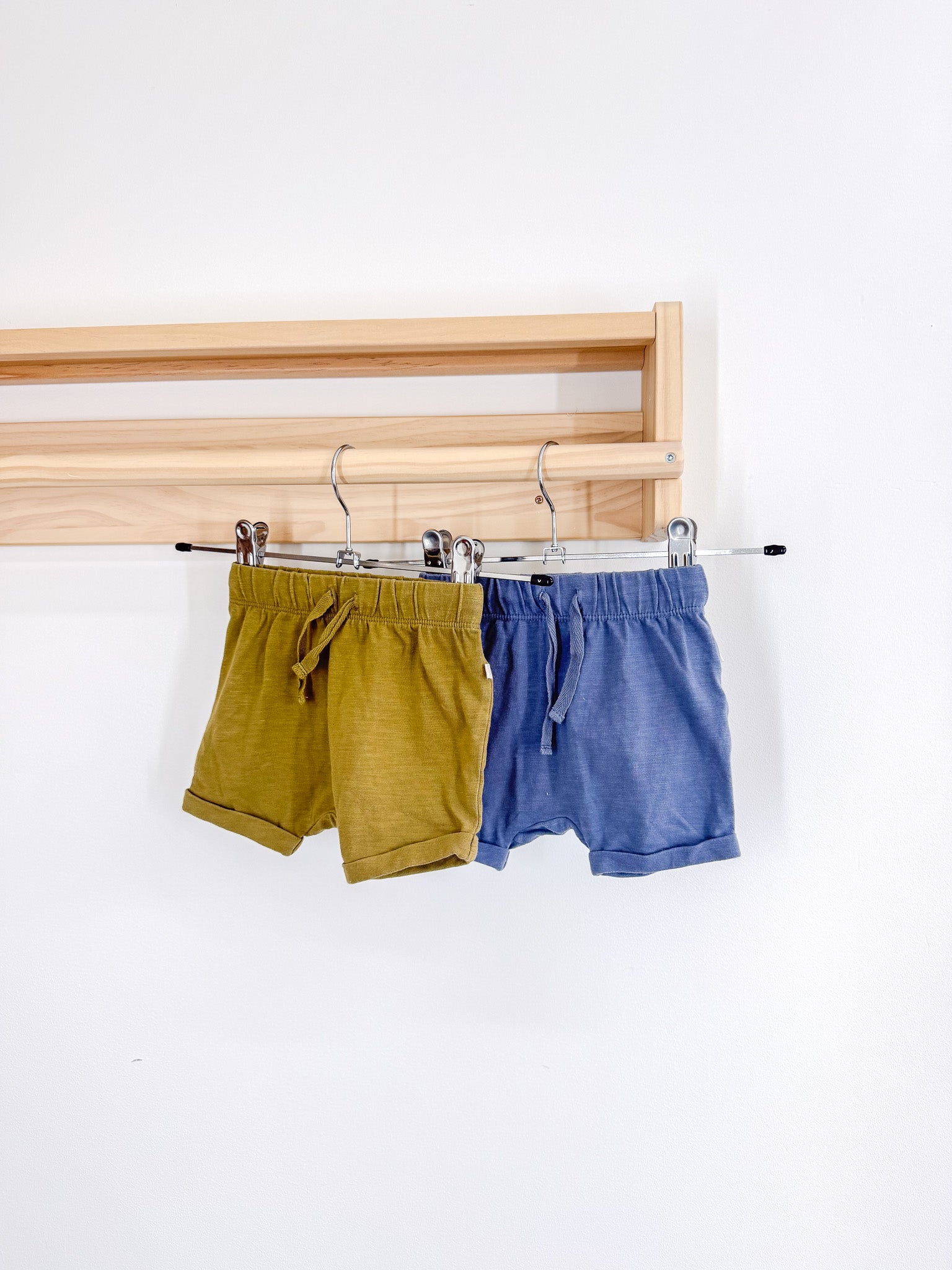 Wilson & Frenchy organic drawstring shorts 2 pack bundle (0-3m)